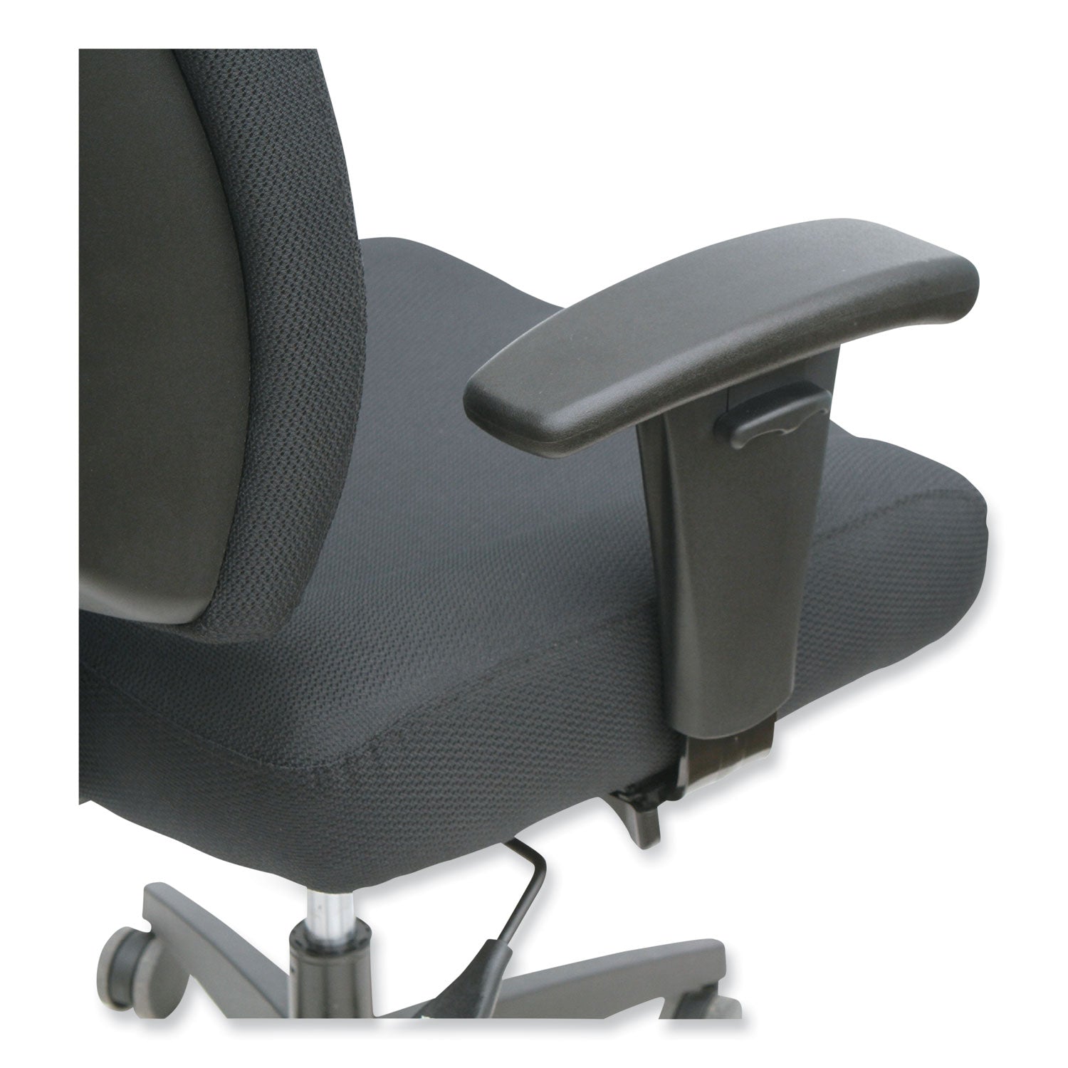 Alera® Alera Wrigley Series High Performance Mid-Back Synchro-Tilt Task Chair, Supports 275 lb, 17.91" to 21.88" Seat Height, Black