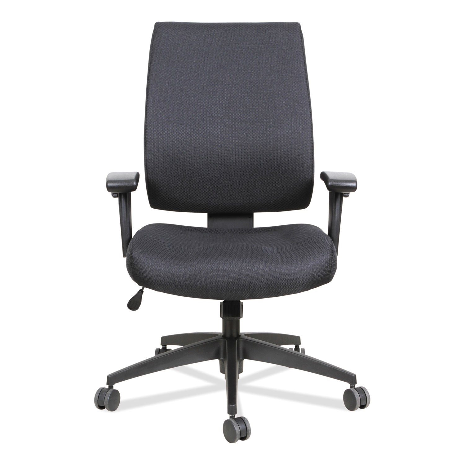 Alera® Alera Wrigley Series High Performance Mid-Back Synchro-Tilt Task Chair, Supports 275 lb, 17.91" to 21.88" Seat Height, Black