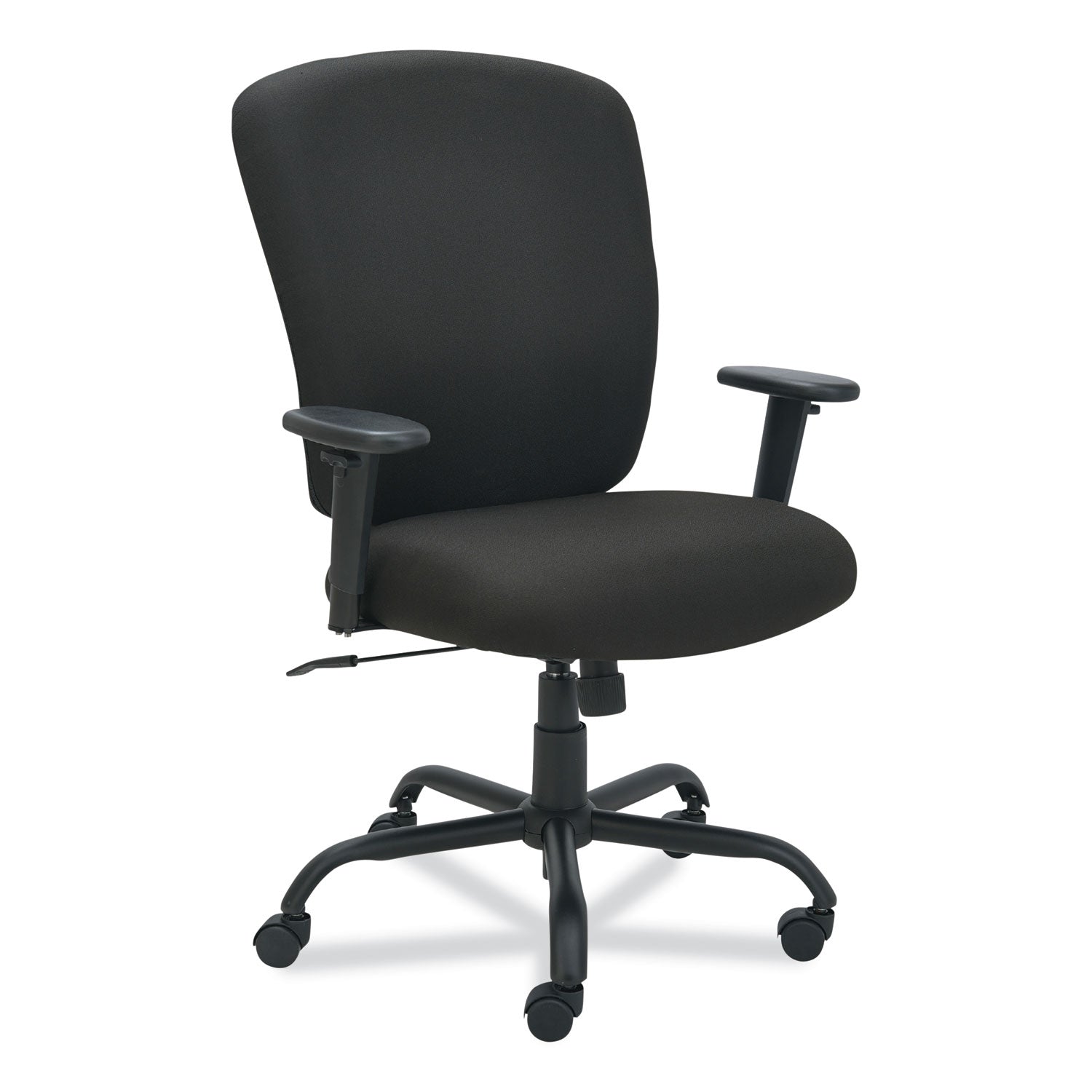 Alera Mota Series Big and Tall Chair, Supports Up to 450 lb, 19.68" to 23.22" Seat Height, Black