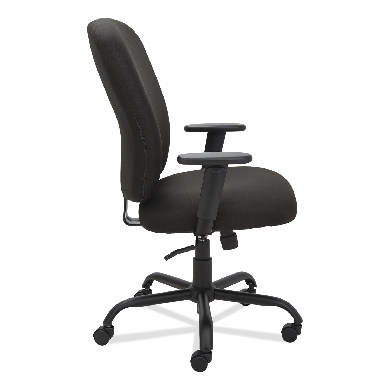 Alera® Alera Mota Series Big and Tall Chair, Supports Up to 450 lb, 19.68" to 23.22" Seat Height, Black