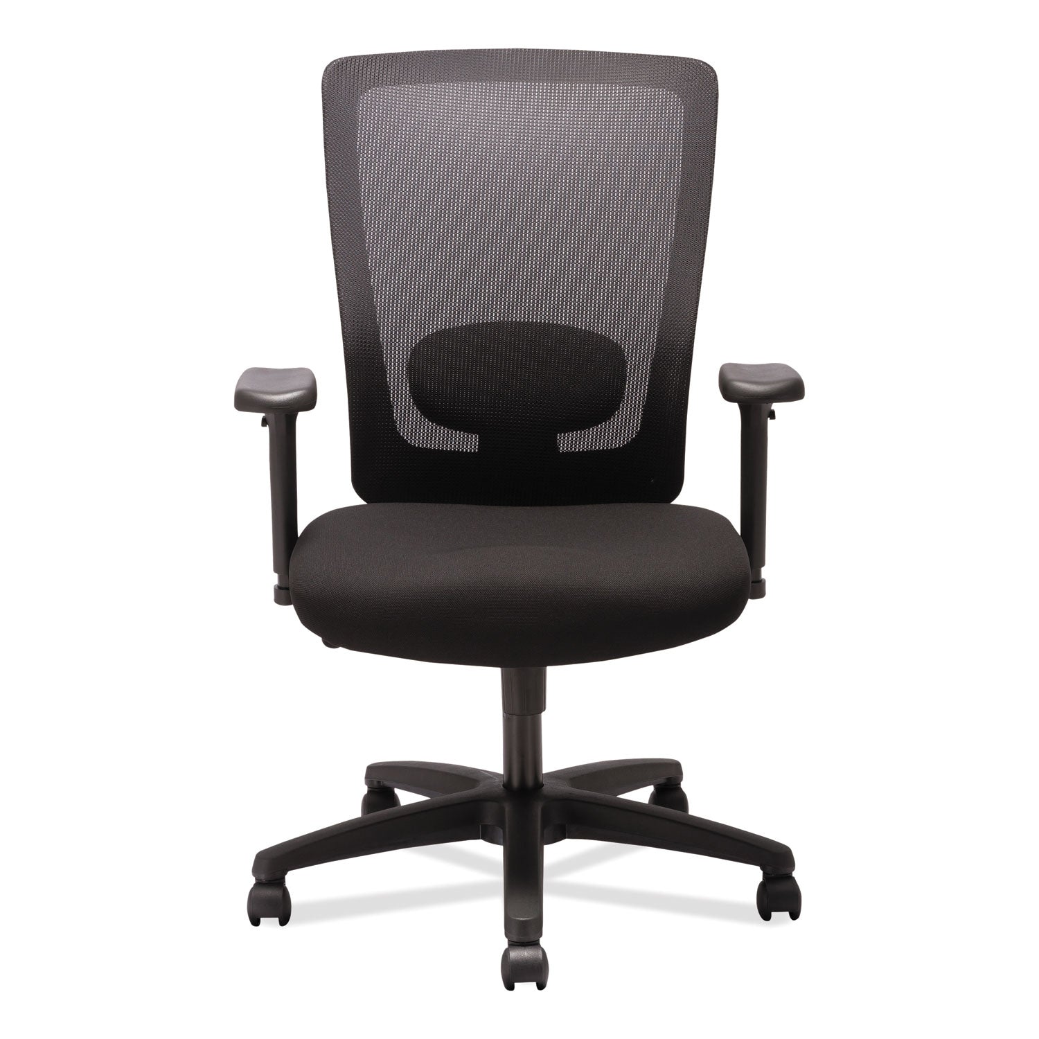 Alera® Alera Envy Series Mesh High-Back Swivel/Tilt Chair, Supports Up to 250 lb, 16.88" to 21.5" Seat Height, Black