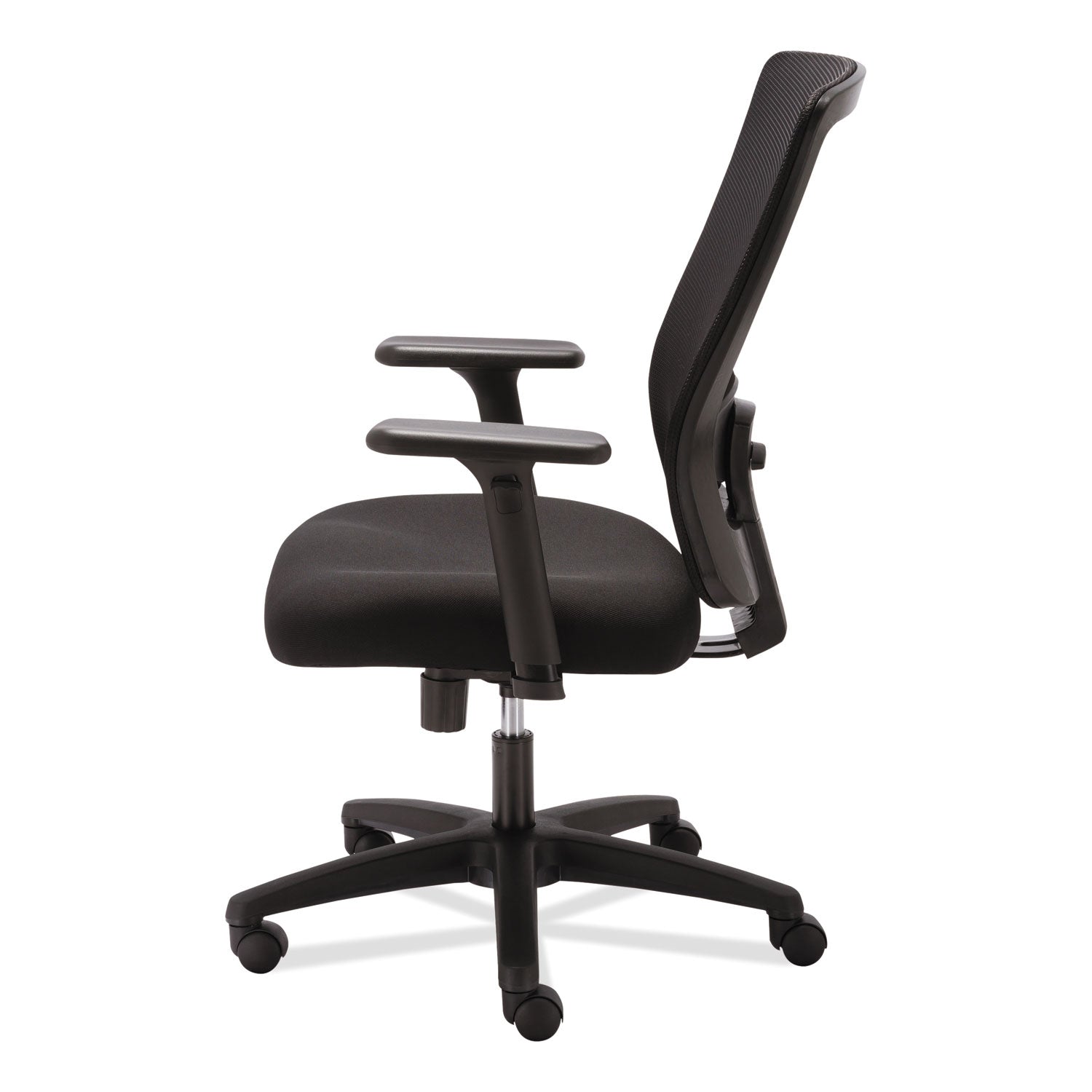 Alera® Alera Envy Series Mesh High-Back Swivel/Tilt Chair, Supports Up to 250 lb, 16.88" to 21.5" Seat Height, Black