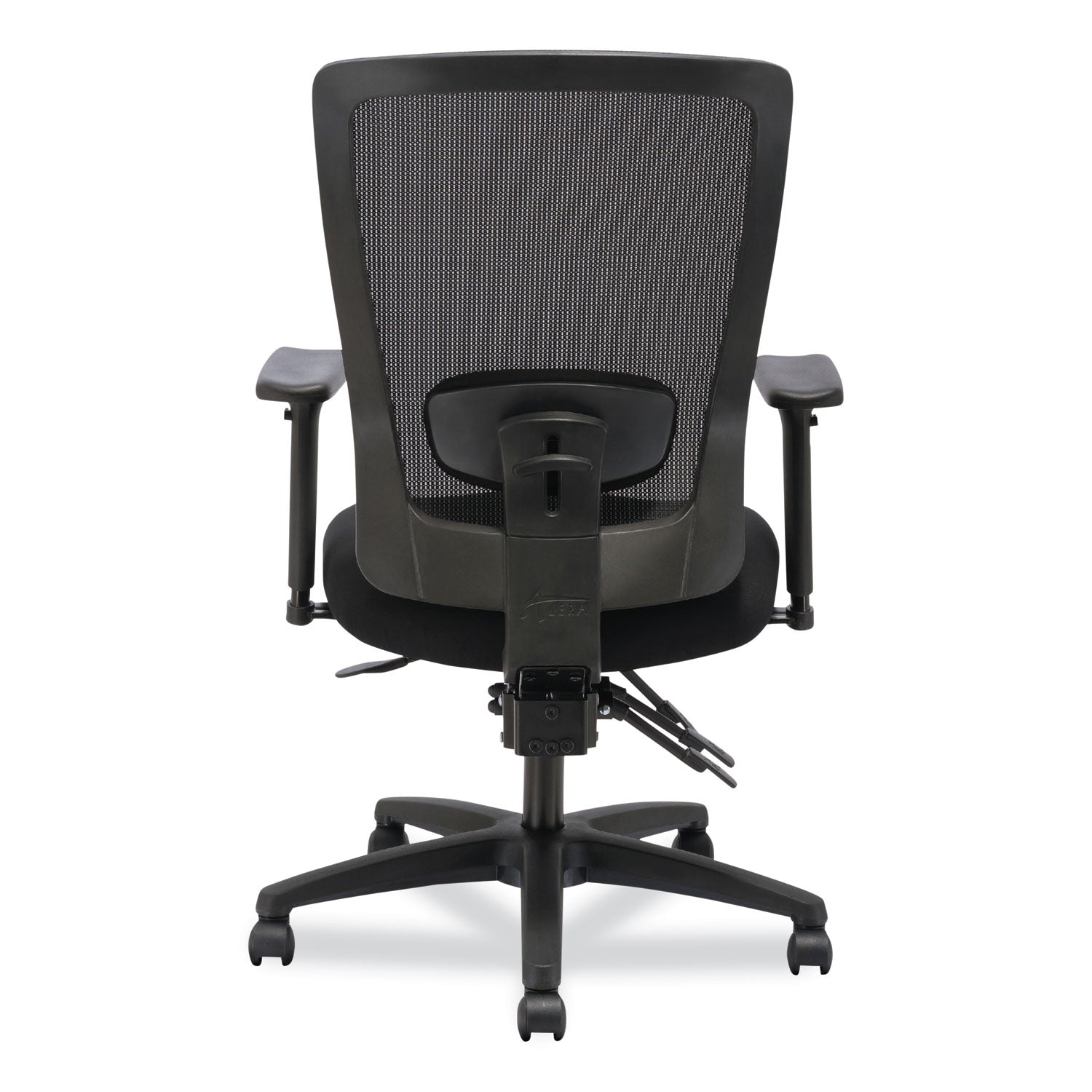 Alera® Alera Envy Series Mesh High-Back Multifunction Chair, Supports Up to 250 lb, 16.88" to 21.5" Seat Height, Black