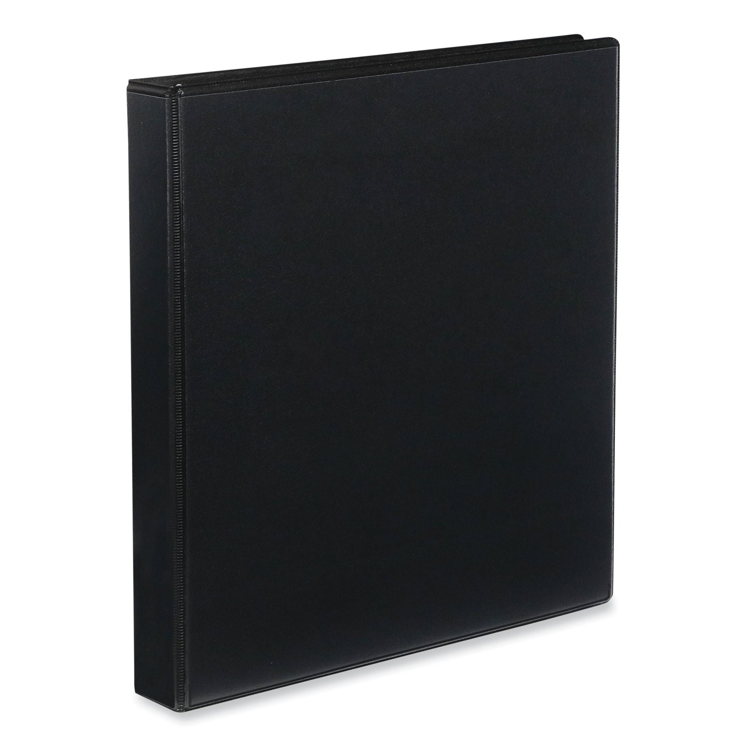 Universal® Slant D-Ring View Binder, 3 Rings, 1" Capacity, 11 x 8.5, Black, 12/Carton