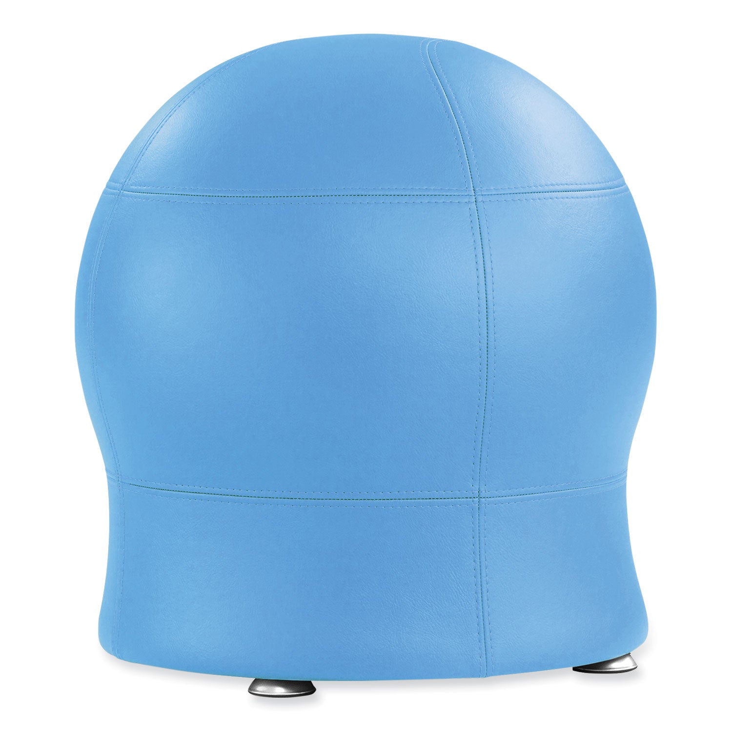 Safco® Zenergy Ball Chair, Backless, Supports Up to 250 lb, Baby Blue Vinyl