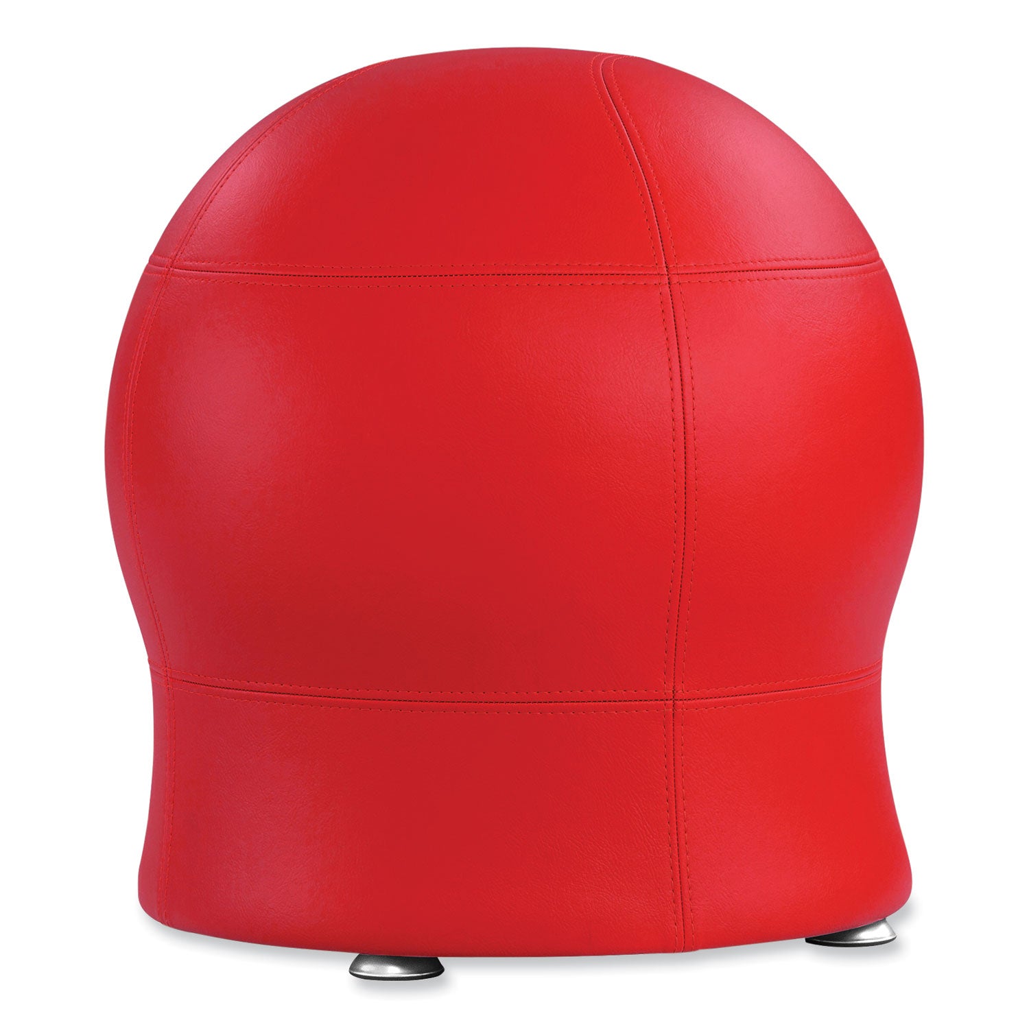 Safco® Zenergy Ball Chair, Backless, Supports Up to 250 lb, Red Vinyl