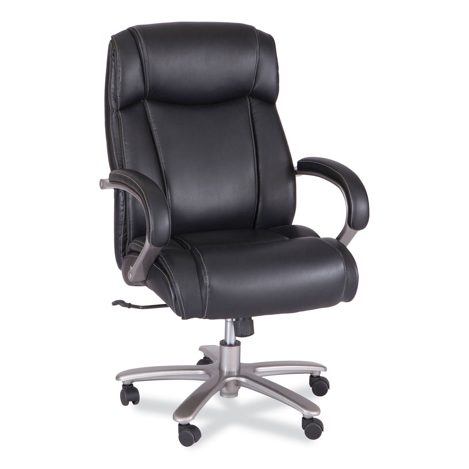 Lineage Big & Tall High Back Task Chair, Supports Up to 500 lb, 20.5" to 24.25" Seat Height, Black Seat, Chrome Base