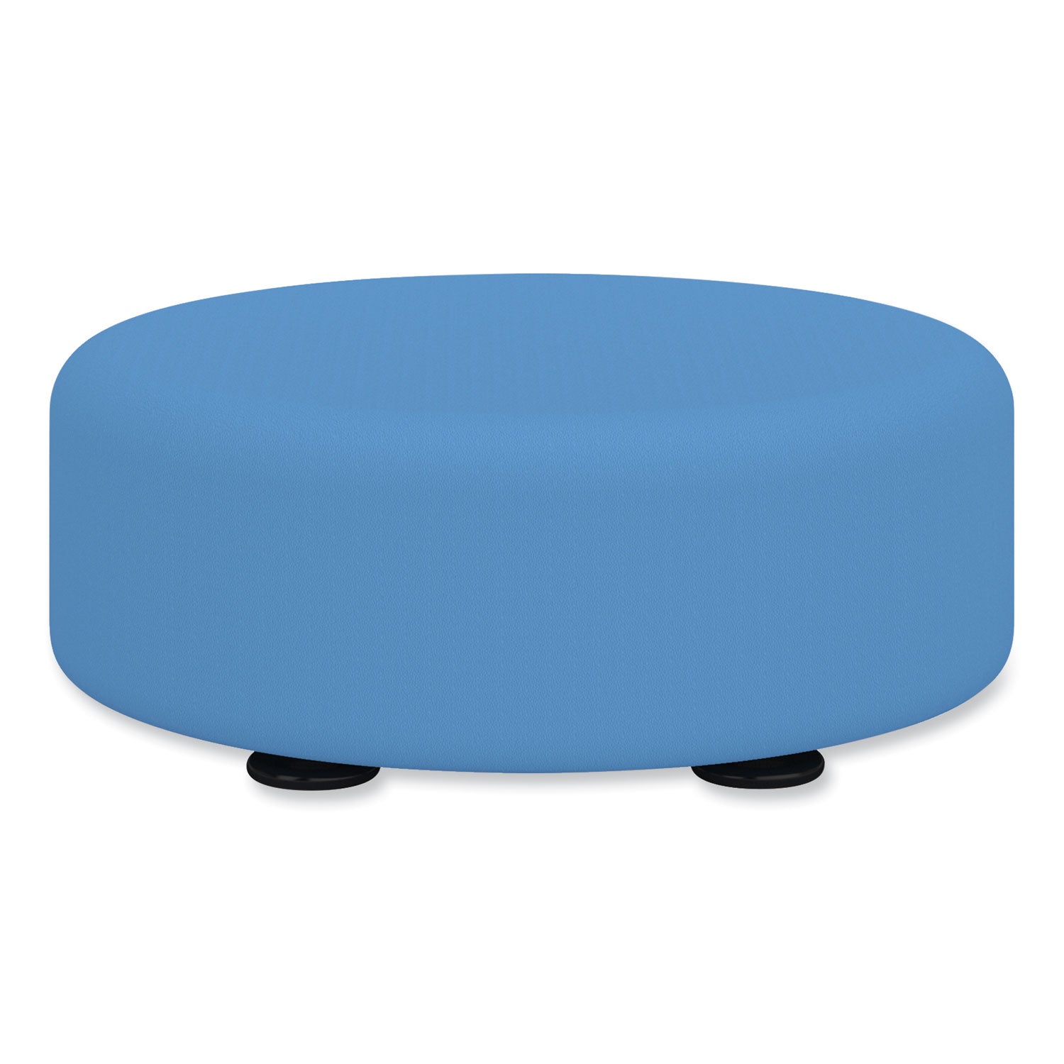 Learn 15" Round Vinyl Floor Seat, 15" dia x 5.75"h, Baby Blue