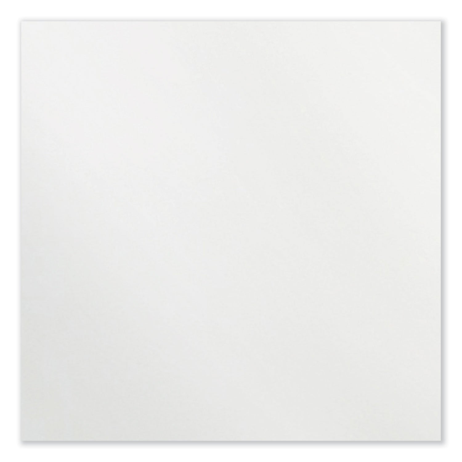 Ghent Coda Low Profile Circular Non-Magnetic Glassboard, 48 Diameter, White Surface