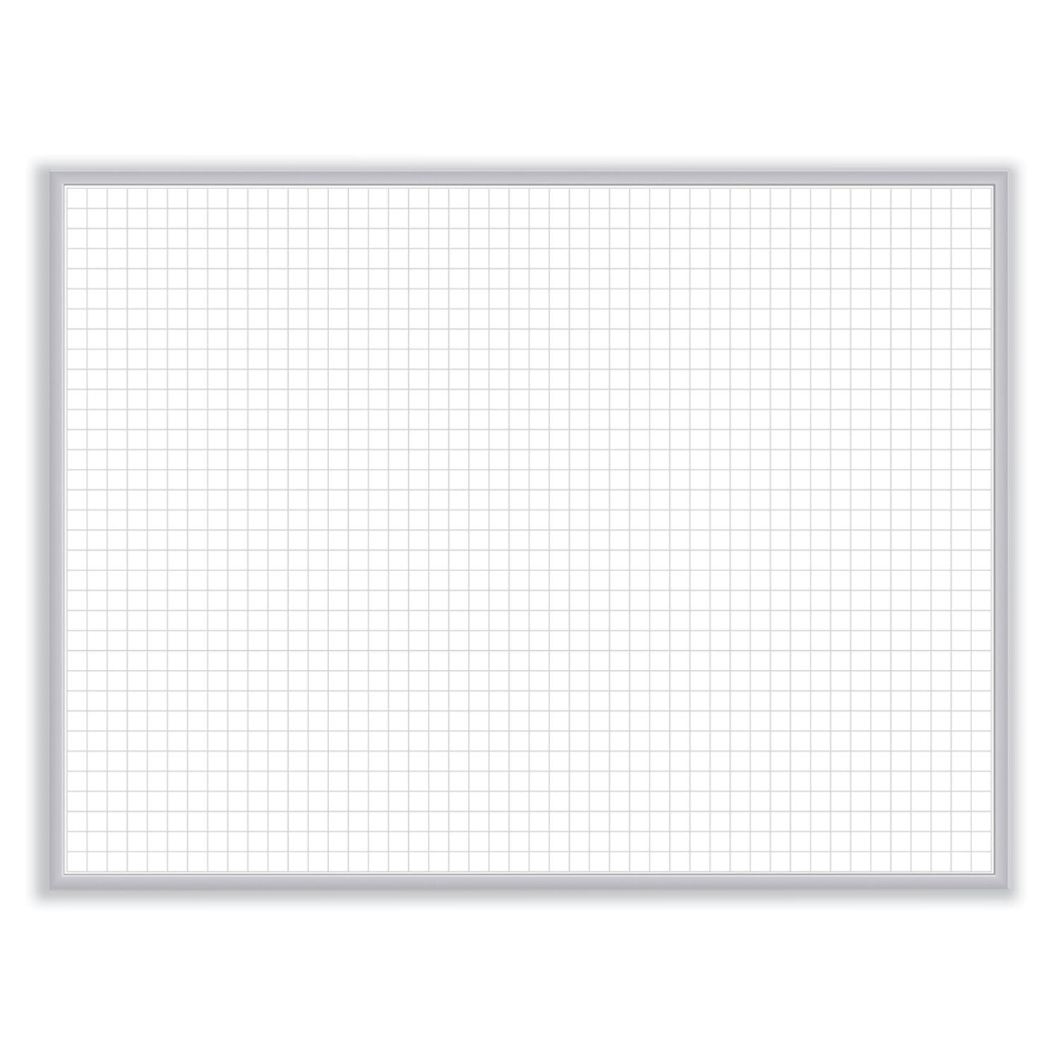 Non-Magnetic Whiteboard with Aluminum Frame, 120.63 x 48.63, White Surface, Satin Aluminum Frame