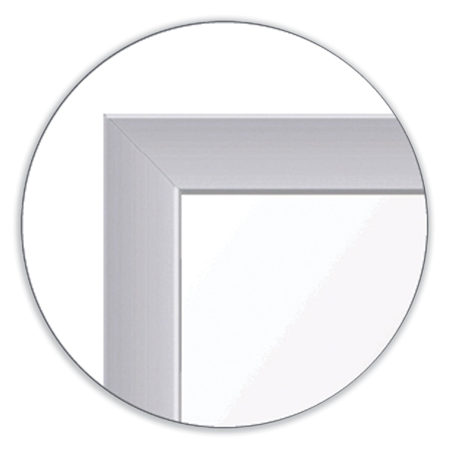 Ghent 1 x 1 Grid Magnetic Whiteboard, 36 x 24, White/Gray Surface, Satin Aluminum Frame