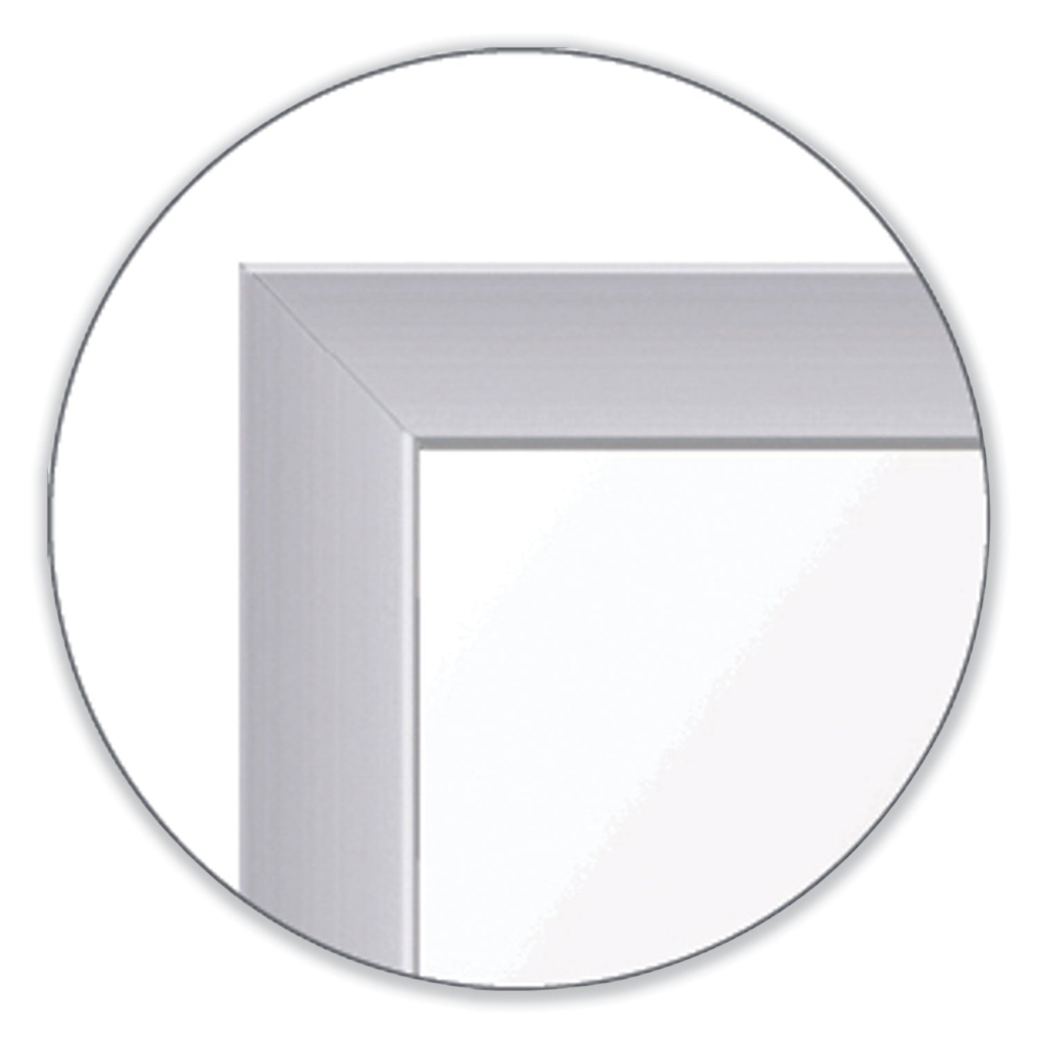 Ghent 1 x 1 Grid Magnetic Whiteboard, 48.5 x 36.5, White/Gray Surface, Satin Aluminum Frame