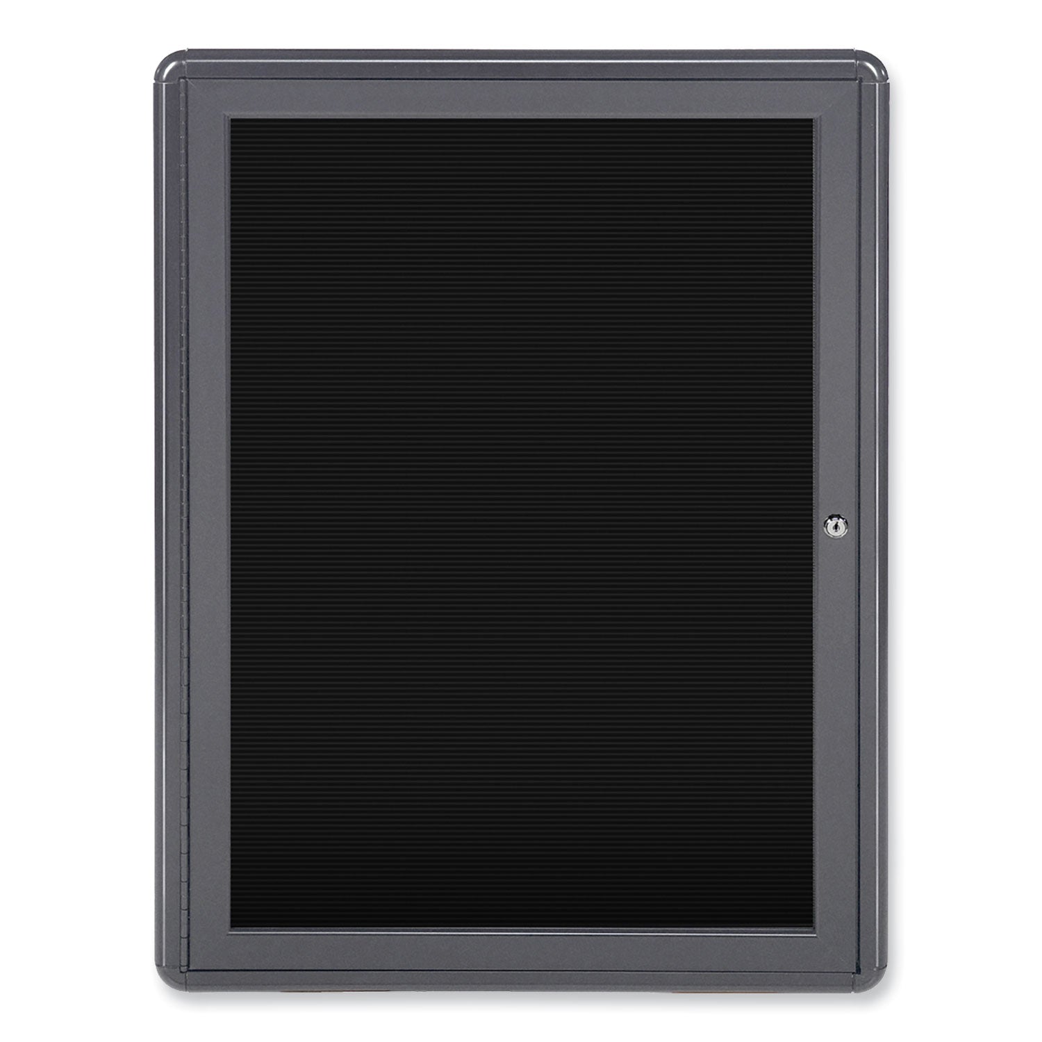 Enclosed Letterboard, 24.13 x 33.75, Gray Powder-Coated Aluminum Frame