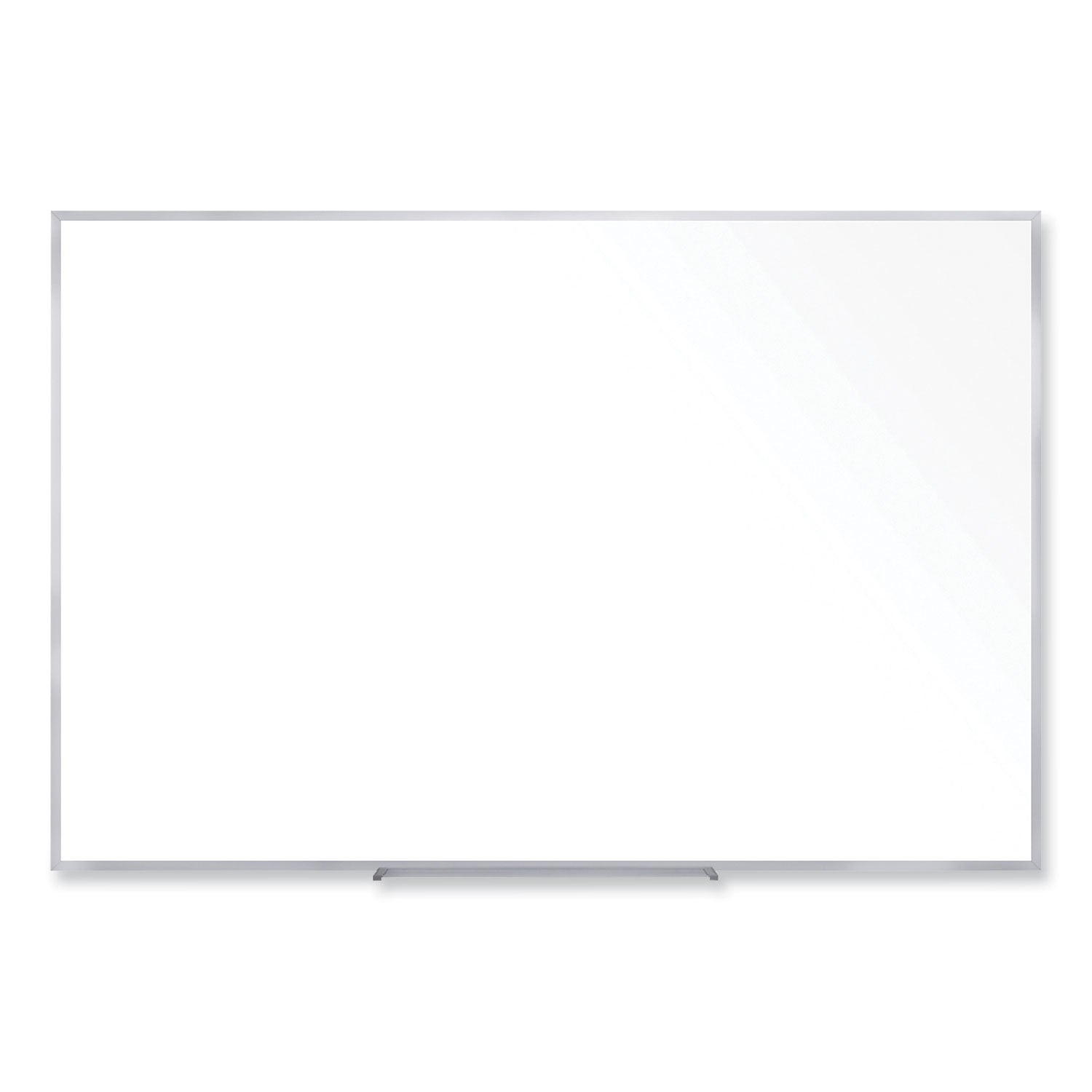 Non-Magnetic Whiteboard with Aluminum Frame, 60.63 x 48.47, White Surface, Satin Aluminum Frame