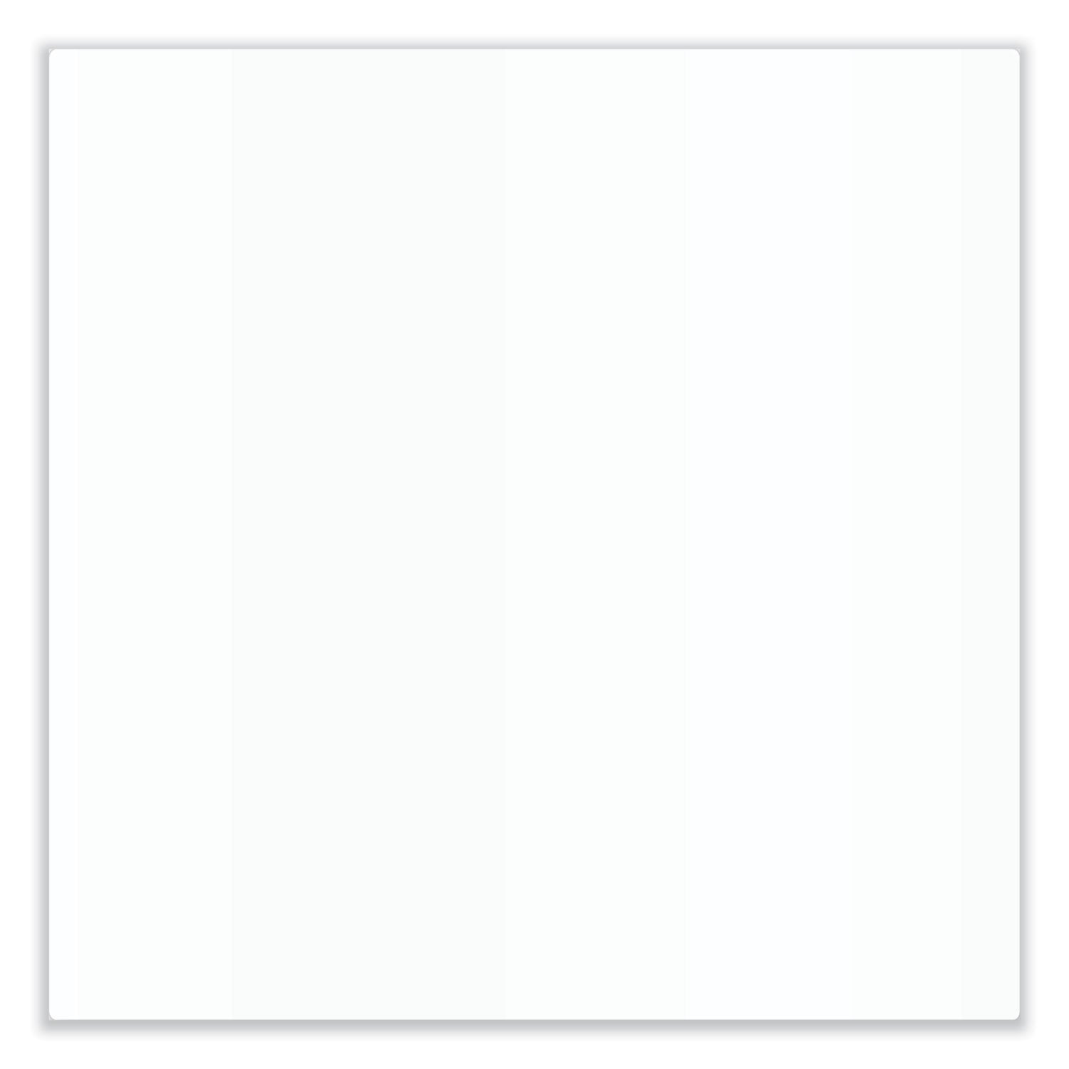 Ghent Aria Low Profile Magnetic Glass Whiteboard, 36 x 24, White Surface