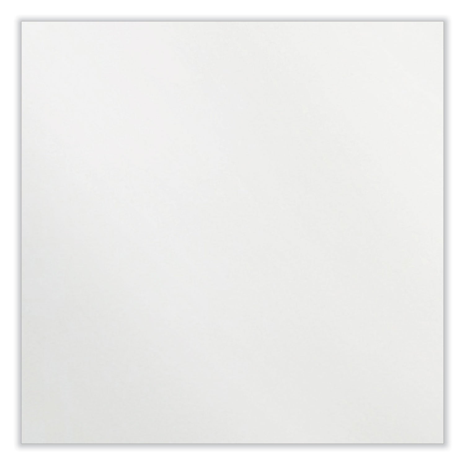 Ghent Coda Low Profile Circular Non-Magnetic Glassboard, 36 Diameter, White Surface