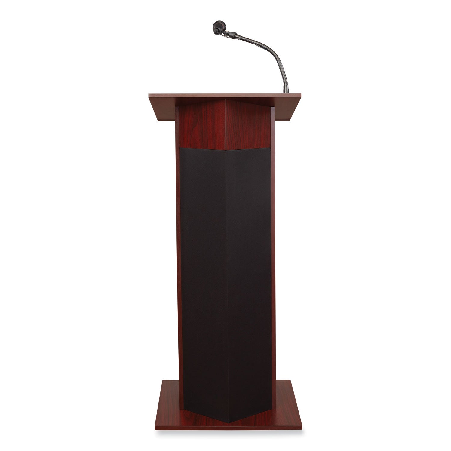 Oklahoma Sound® Power Plus Lectern, 22 x 17 x 46, Mahogany