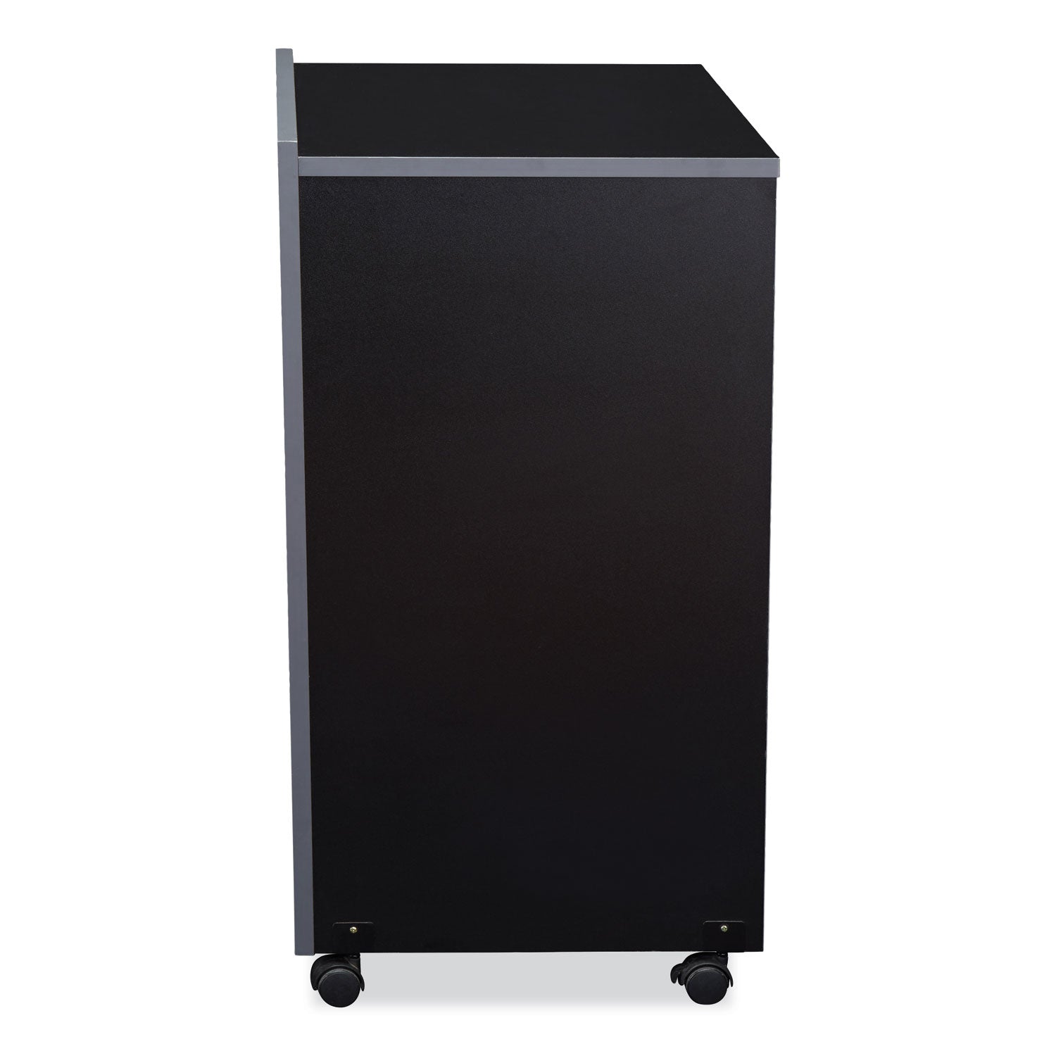 Oklahoma Sound® AV Cart/Lectern Base, 21.12 x 17.5 x 33.75, Black