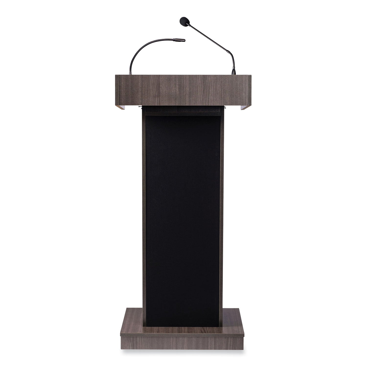 Oklahoma Sound® Orator Lectern, 22 x 17 x 46, Ribbonwood