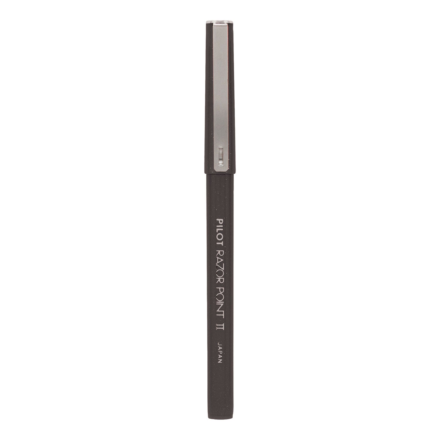 Pilot® Razor Point Fine Line Porous Point Pen, Stick, Extra-Fine 0.3 mm, Black Ink, Black Barrel, Dozen