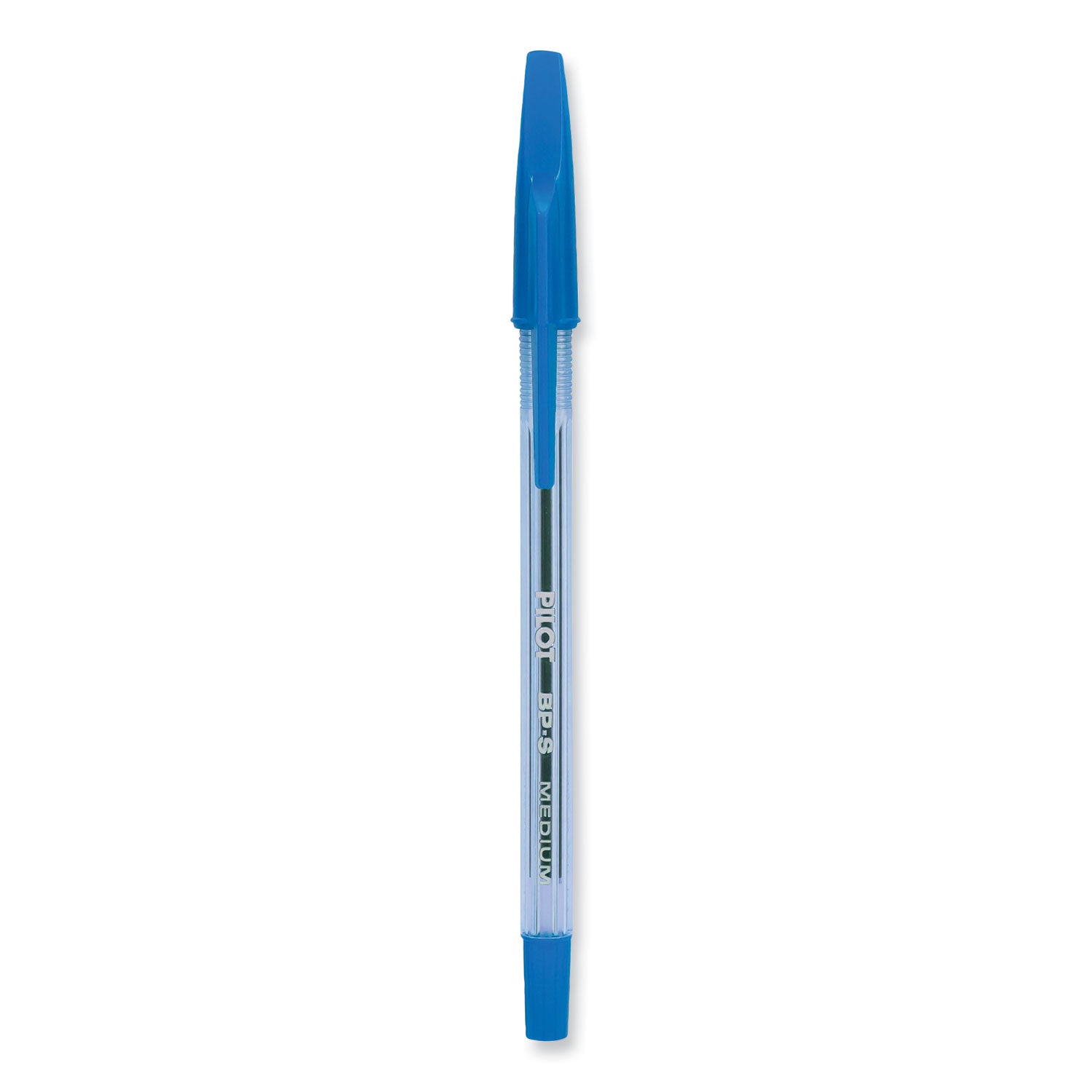 Pilot® Better Ballpoint Pen, Stick, Fine 0.7 mm, Blue Ink, Translucent Blue Barrel, Dozen