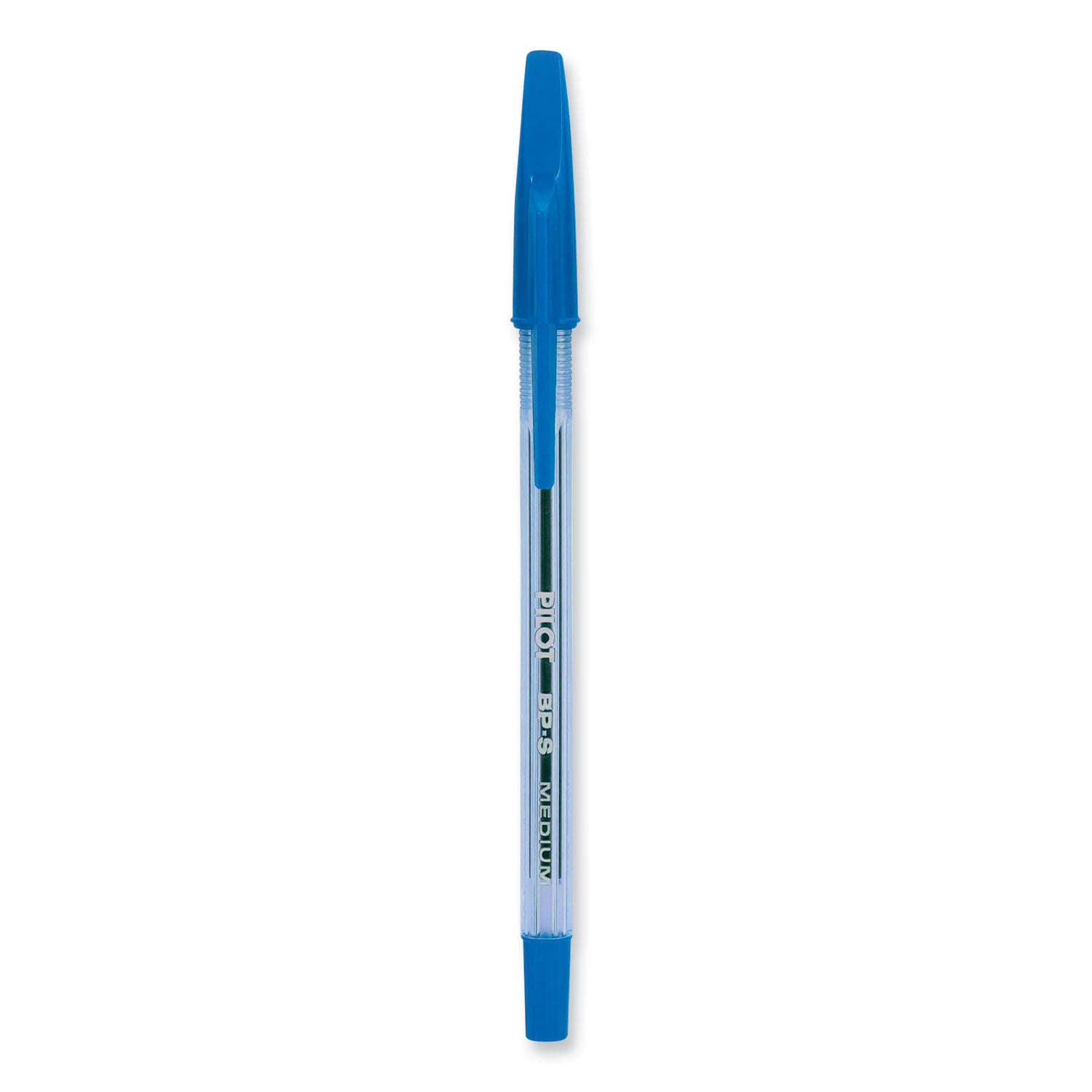 Pilot® Better Ballpoint Pen, Stick, Medium 1 mm, Blue Ink, Translucent Blue Barrel, Dozen