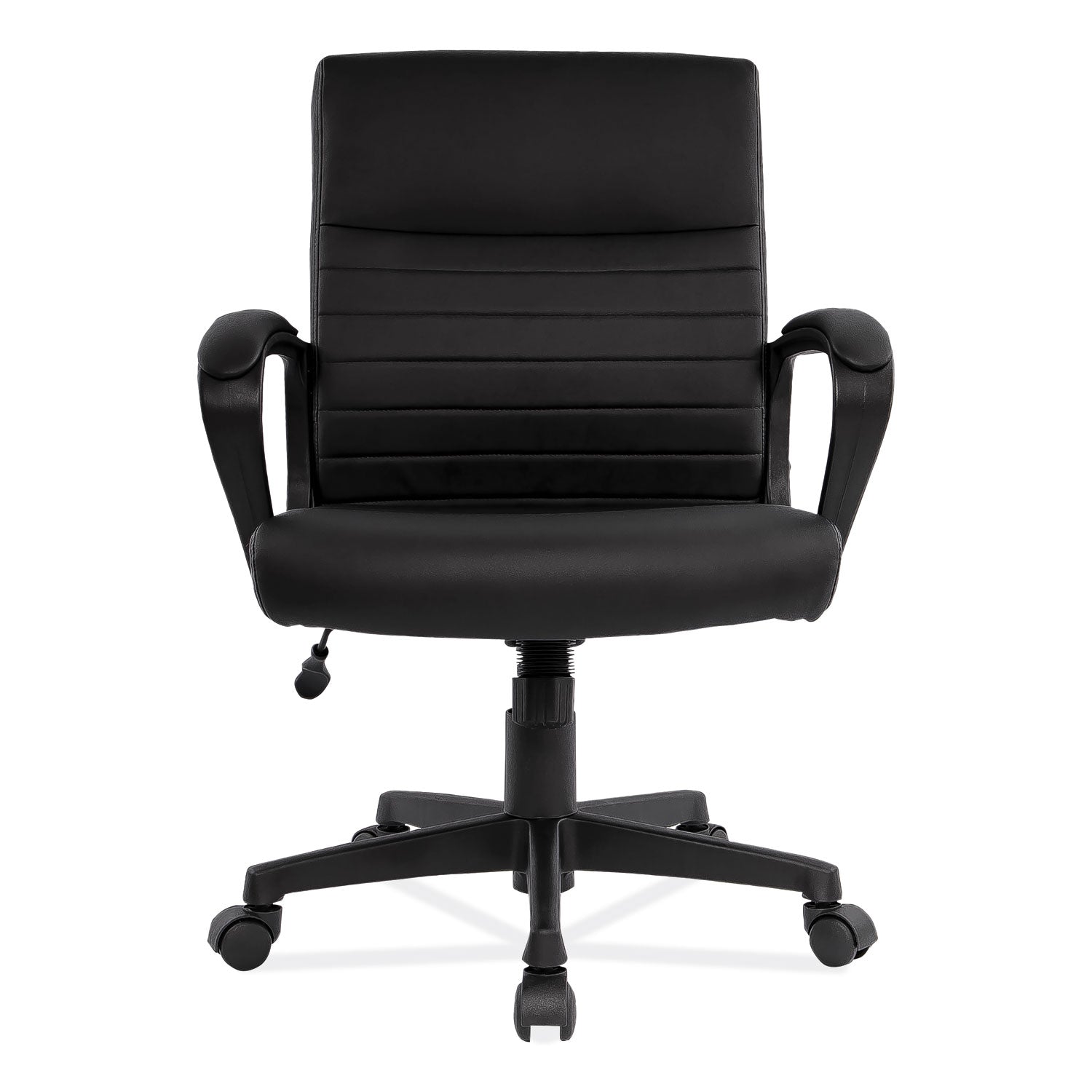 Alera® Alera Breich Series Manager Chair, Supports Up to 275 lbs, 16.73" to 20.39" Seat Height, Black Seat/Back, Black Base