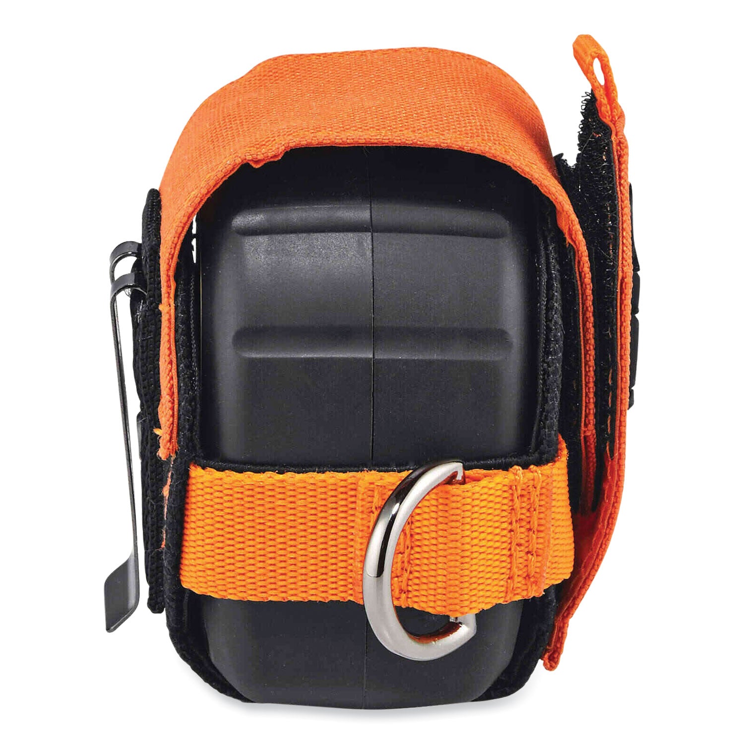 Ergodyne® Squids 3770 Belt Clip Tape Measure Holder, Large, 3.62 x 7.25 x 2.5, Polyester, Orange