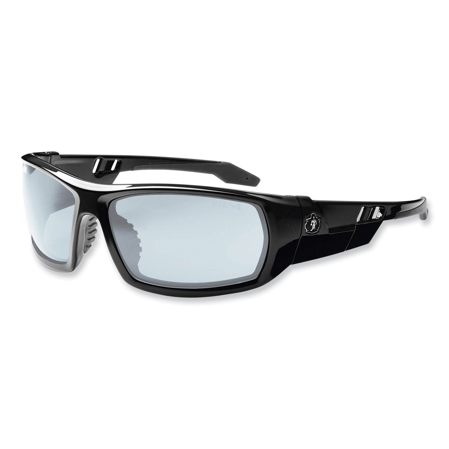 Skullerz Odin Safety Glasses, Black Nylon Impact Frame, Anti-Fog Indoor/Outdoor Lens