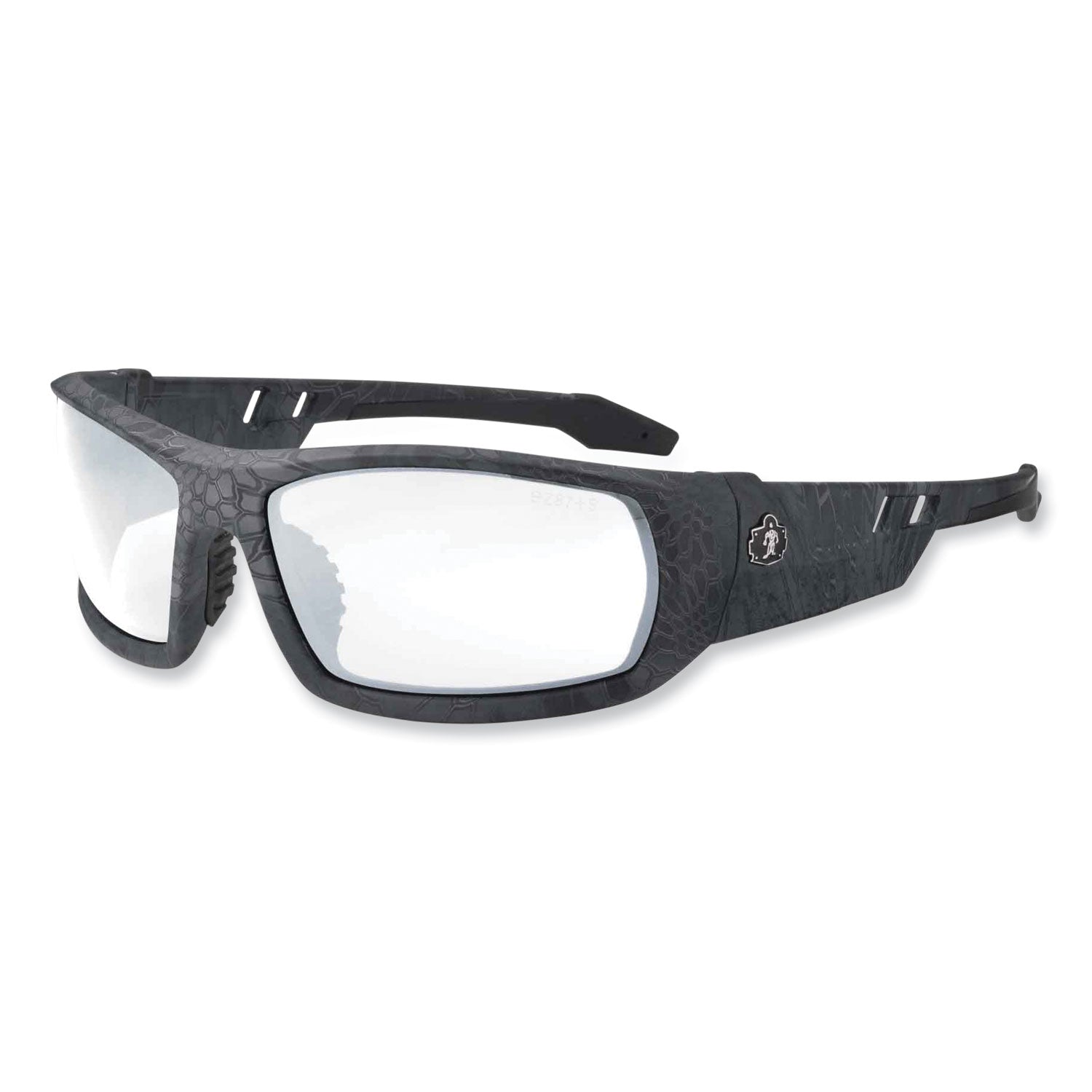 Skullerz Odin Safety Glasses, Kryptek Typhon Nylon Impact Frame, Anti-Fog Clear Polycarbonate Lens