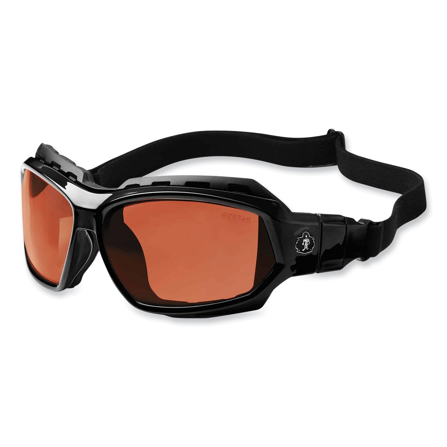 Ergodyne® Skullerz Loki Safety Glasses/Goggles, Black Nylon Impact Frame, Polarized Copper Polycarbonate Lens