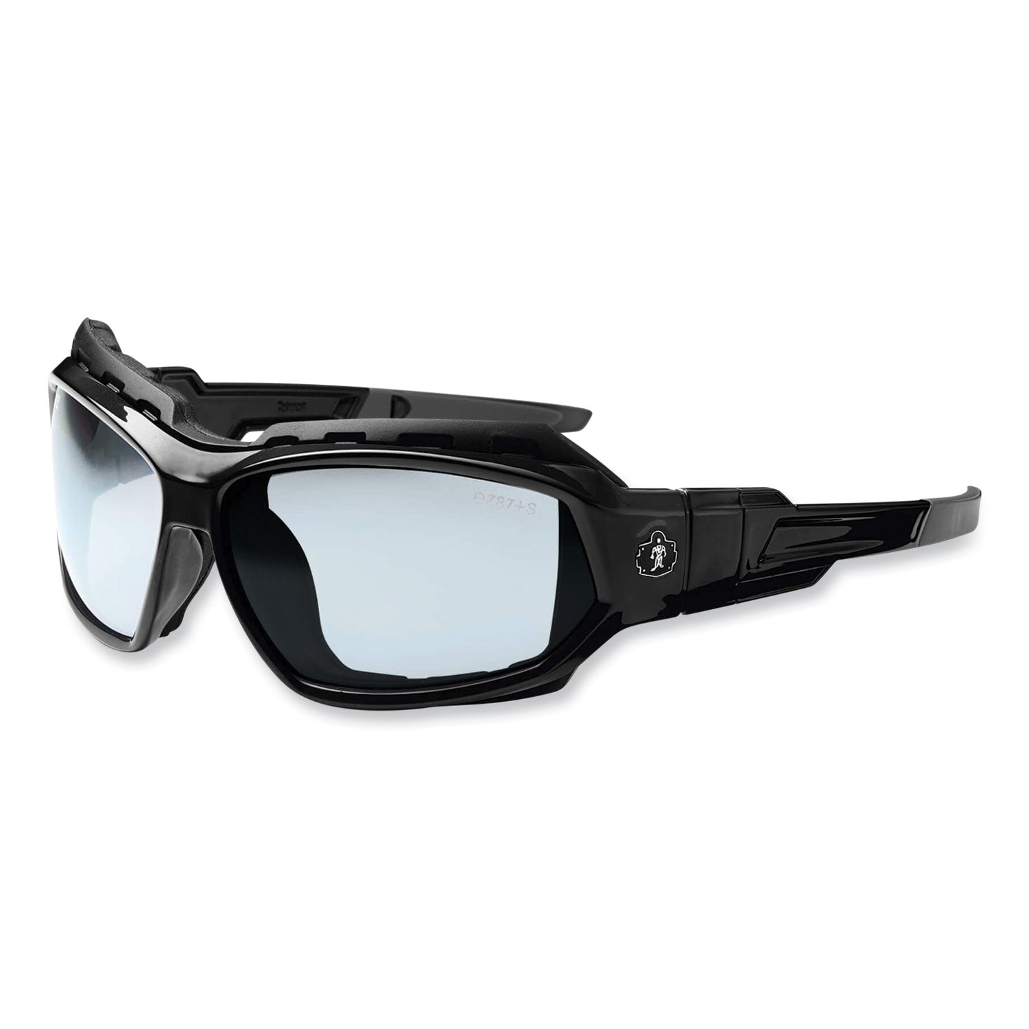 Ergodyne® Skullerz Loki Safety Glasses/Goggles, Black Nylon Impact Frame, AntiFog Indoor/Outdoor Polycarbonate Lens