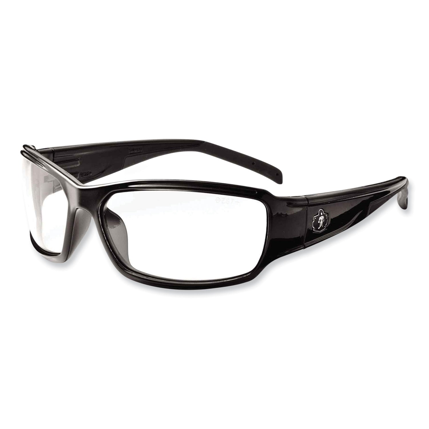 Skullerz Thor Safety Glasses, Black Nylon Impact Frame, Anti-Fog Clear Polycarbonate Lens