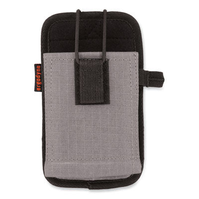 Squids 5544 Phone Style Scanner Holster w/Belt Clip and Loops, 1 Comp, 3.75 x 1.25 x 6.5, Gray - Flipcost