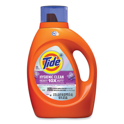 Tide® Hygienic Clean Heavy 10x Duty Liquid Laundry Detergent, Spring Meadow, 92 oz Bottle, 4/Carton - Flipcost