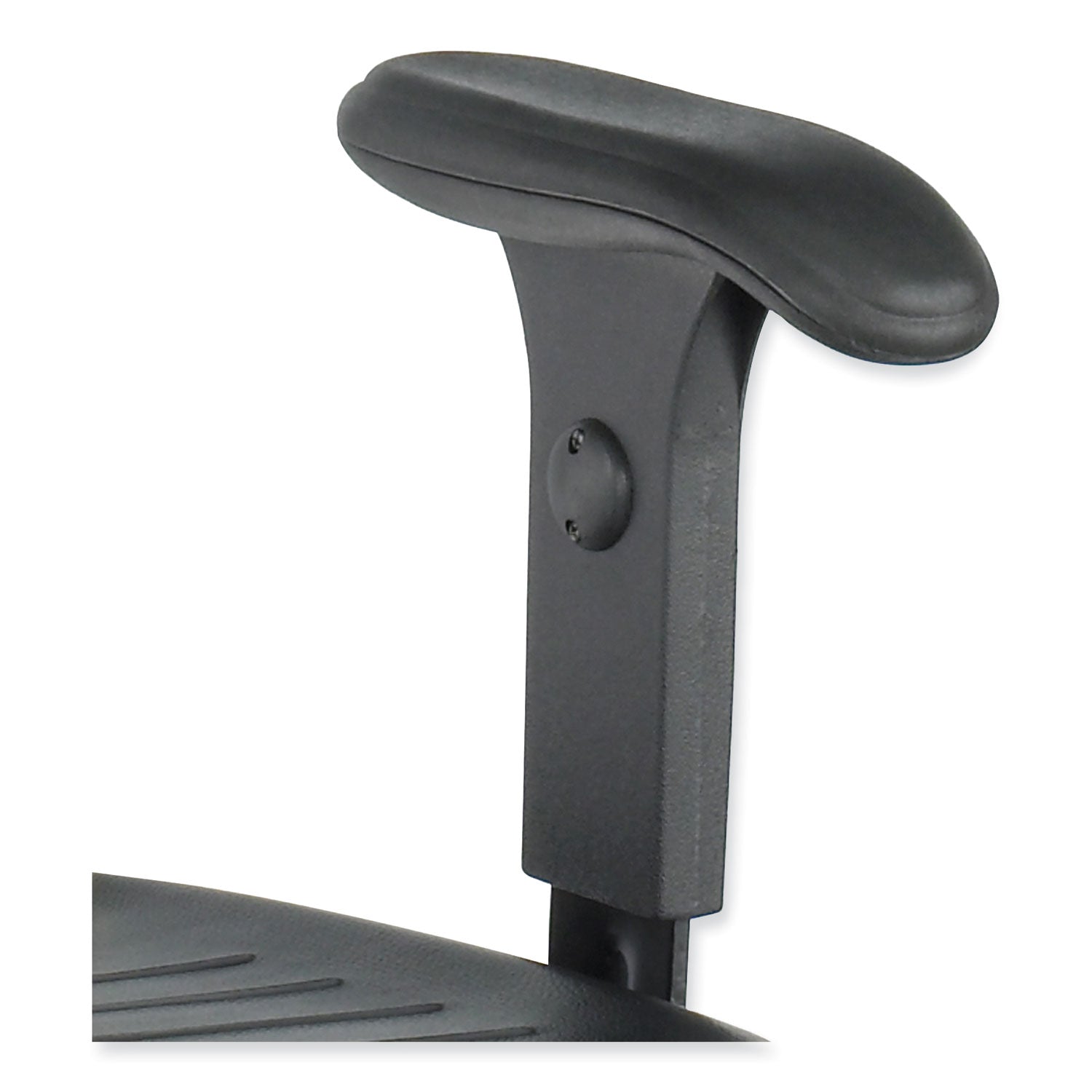 Safco® Adjustable T-Pad Armrest for Safco Task Master Series Chairs, 3 x 9.75 x 11.5, Black, 2/Set