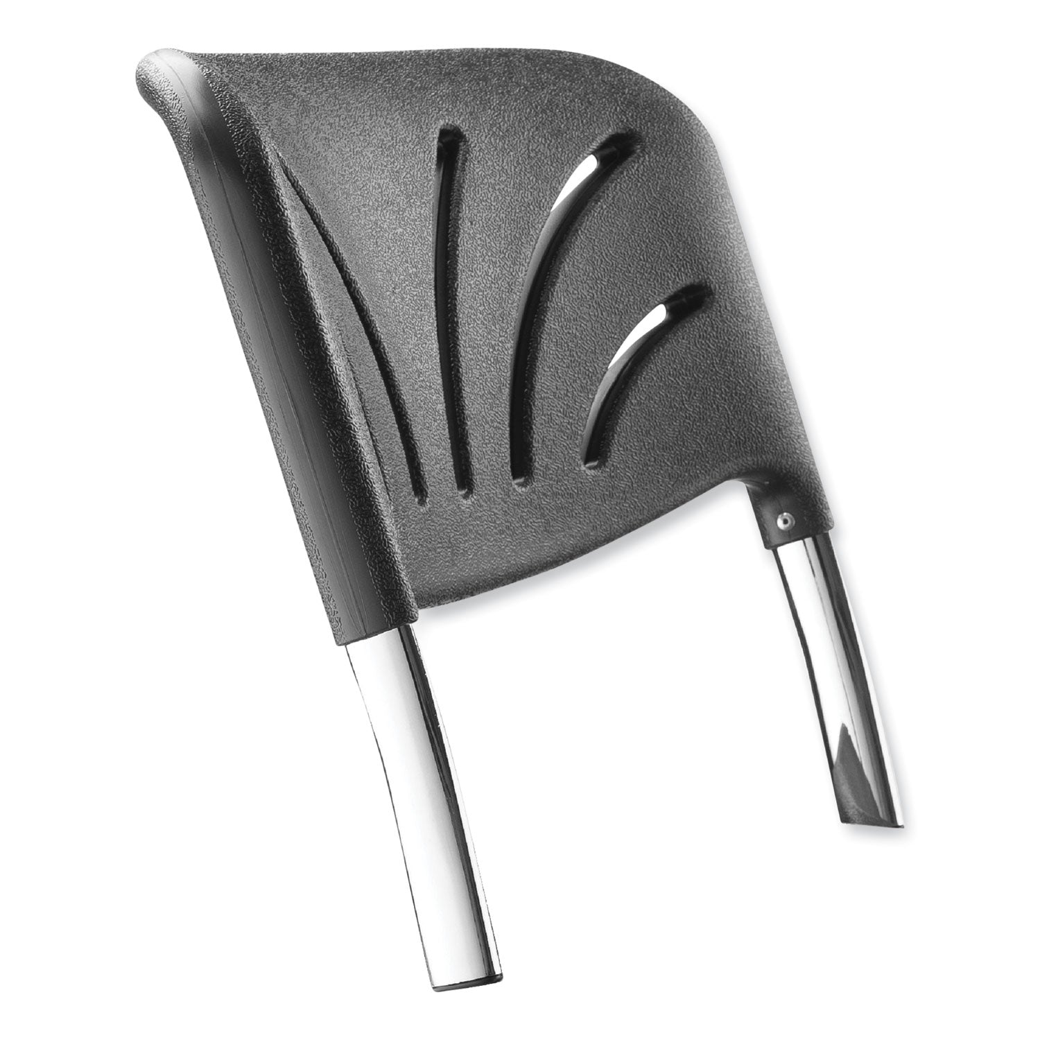 NPS® Backrest for NPS 6600 Series Elephant Z-Stools, 16.25 x 4.5 x 19, Plastic/Steel, Black