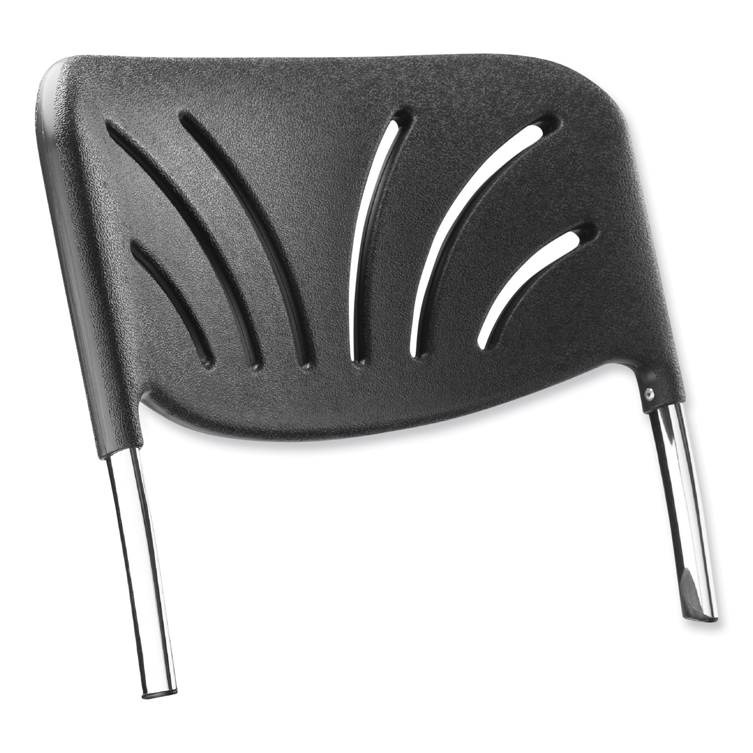 NPS® Backrest for NPS 6600 Series Elephant Z-Stools, 16.25 x 4.5 x 19, Plastic/Steel, Black