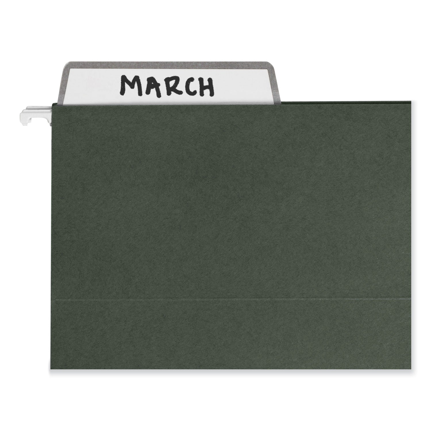 Smead™ 100% Recycled Hanging File Folders with ProTab Kit, Letter Size, 1/3-Cut, Standard Green