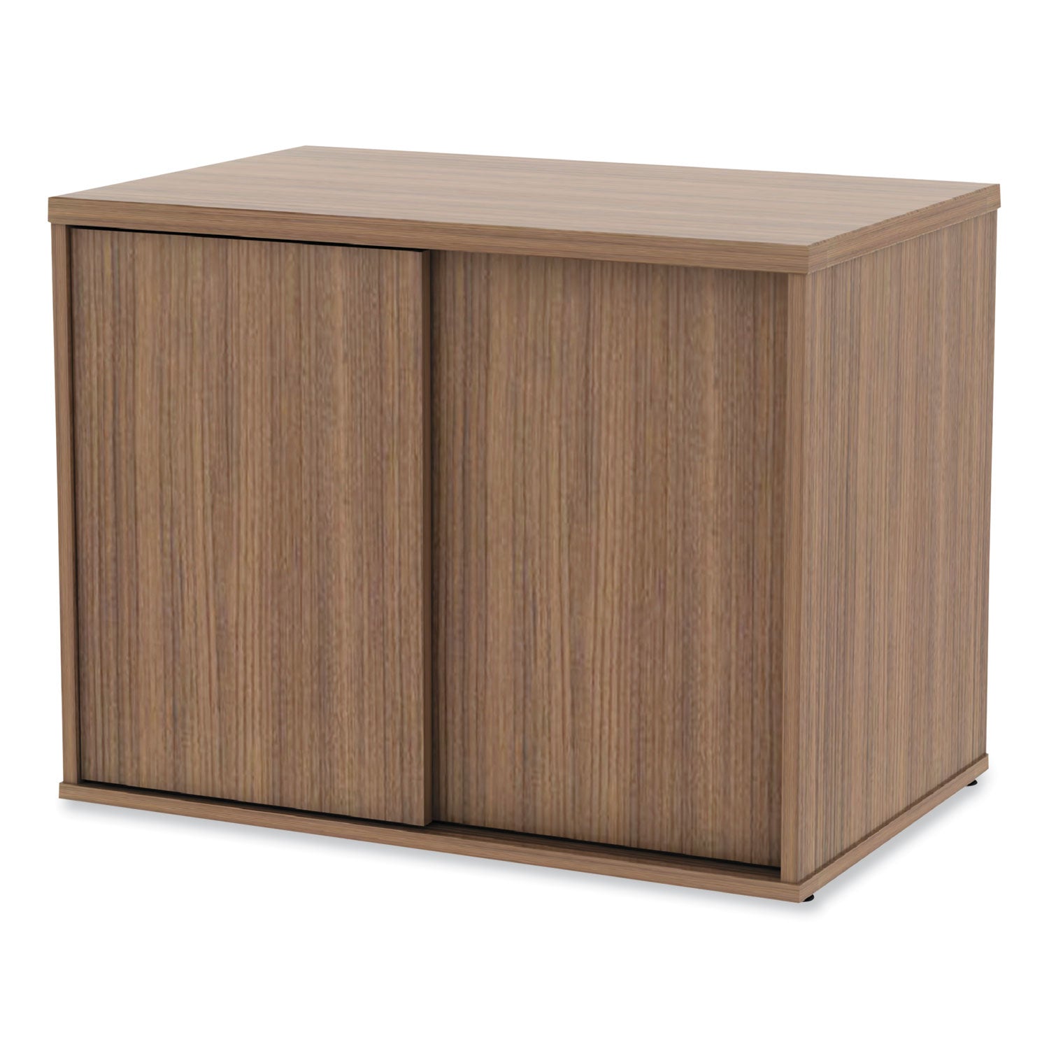 Alera® Alera Open Office Low Storage Cabinet Credenza, 29.5 x 19.13 x 22.78, Walnut