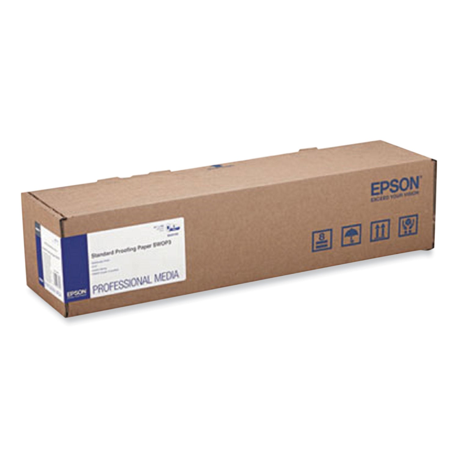 Proofing Paper Roll, 7.1 mil, 24" x 100 ft, White Epson® Flipcost