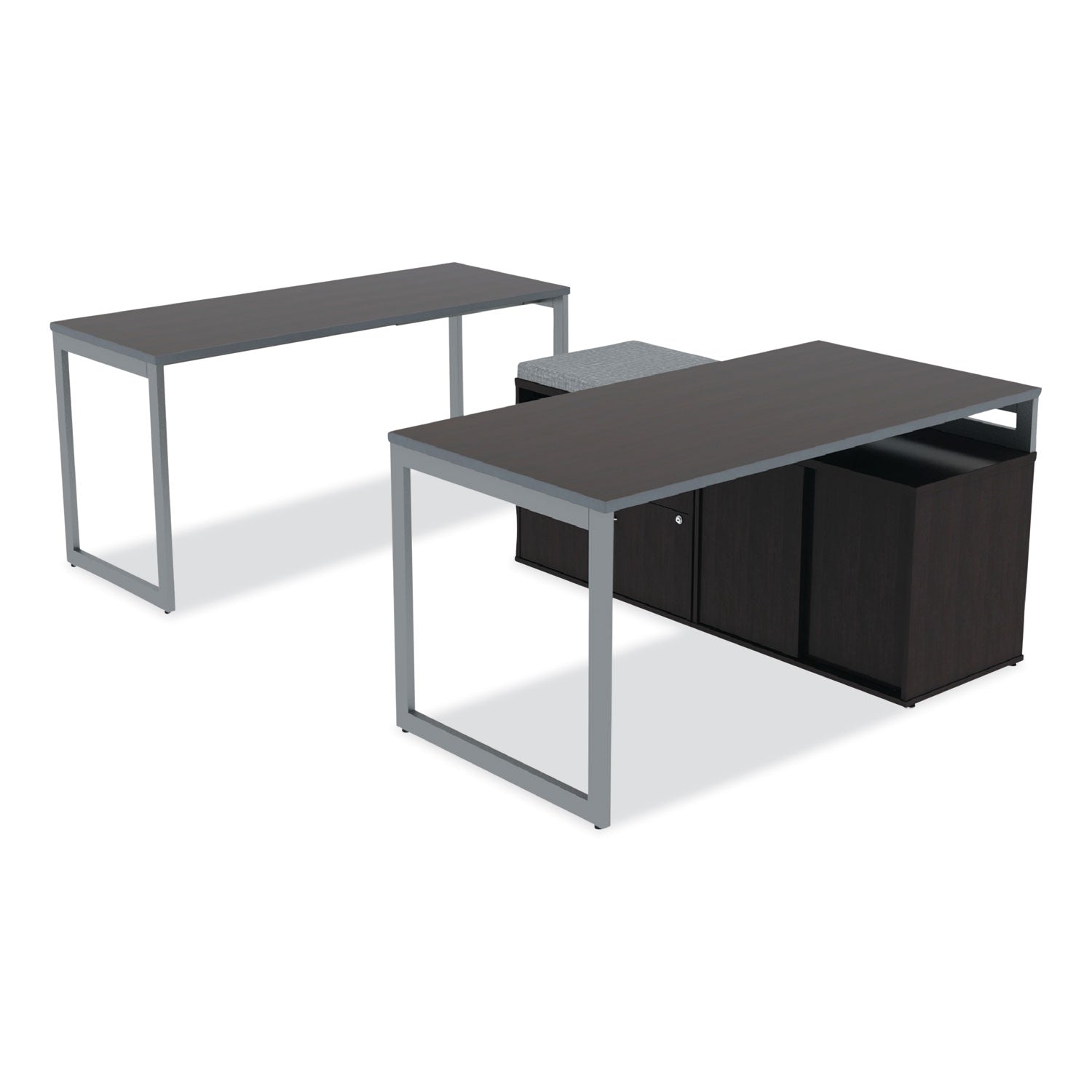 Alera® Alera Open Office Low Storage Cab Cred, 29.5w x 19.13d x 22.78h, Espresso