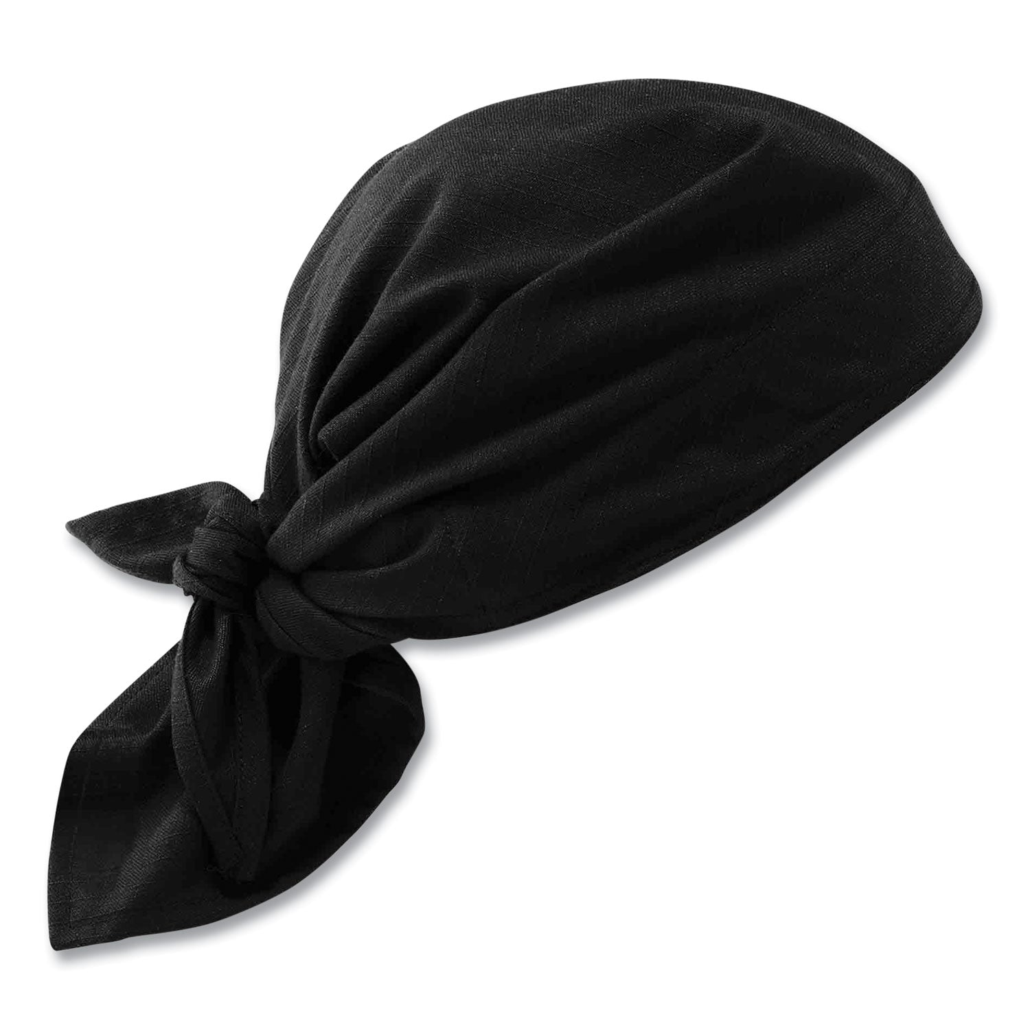 Chill-Its 6710CT Cooling PVA Tie Bandana Triangle Hat, One Size Fits Most, Black