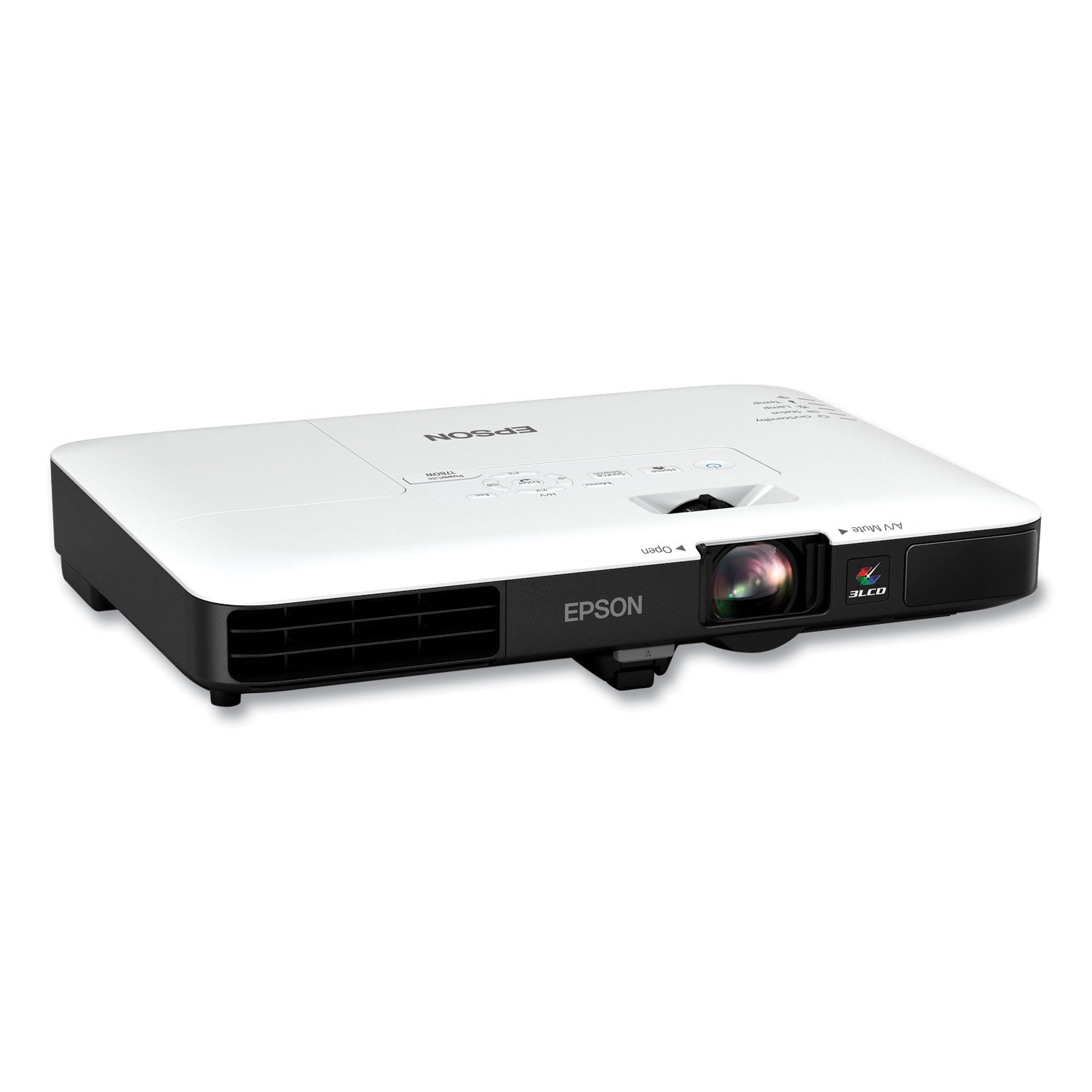 Epson® PowerLite 1780W Wireless WXGA 3LCD Projector, 3,000 lm, 1280 x 800 Pixels, 1.2x Zoom