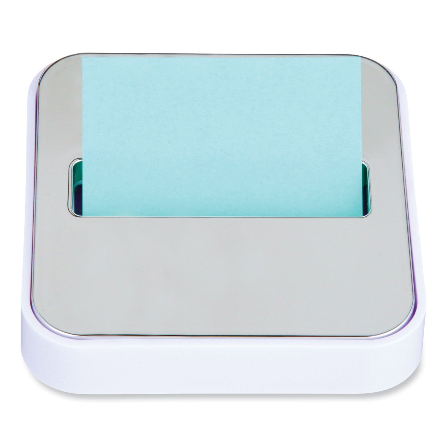 Post-it® Pop-up Notes Super Sticky Steel Top Dispenser, For 3 x 3 Pads, White/Steel