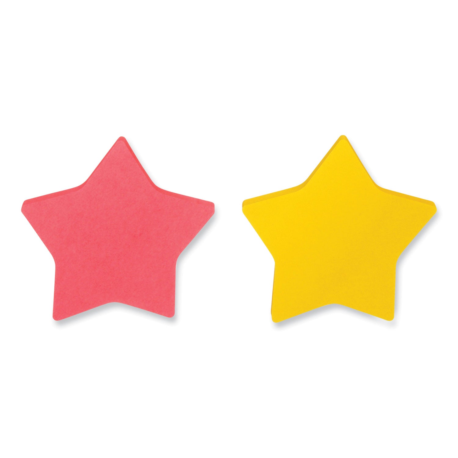 Post-it® Notes Die-Cut Star Shaped Notepads, 2.6" x 2.6", Assorted Colors, 75 Sheets/Pad, 2 Pads/Pack