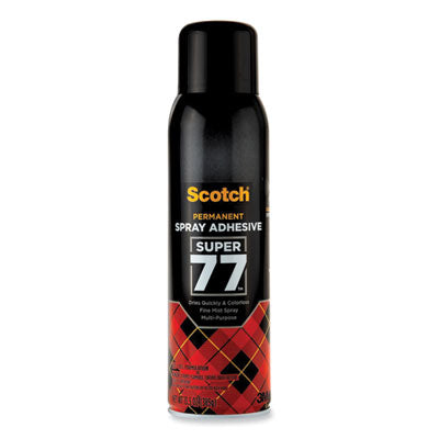 Scotch® Super 77 Multipurpose Spray Adhesive, 13.57 oz, Dries Clear Flipcost Flipcost