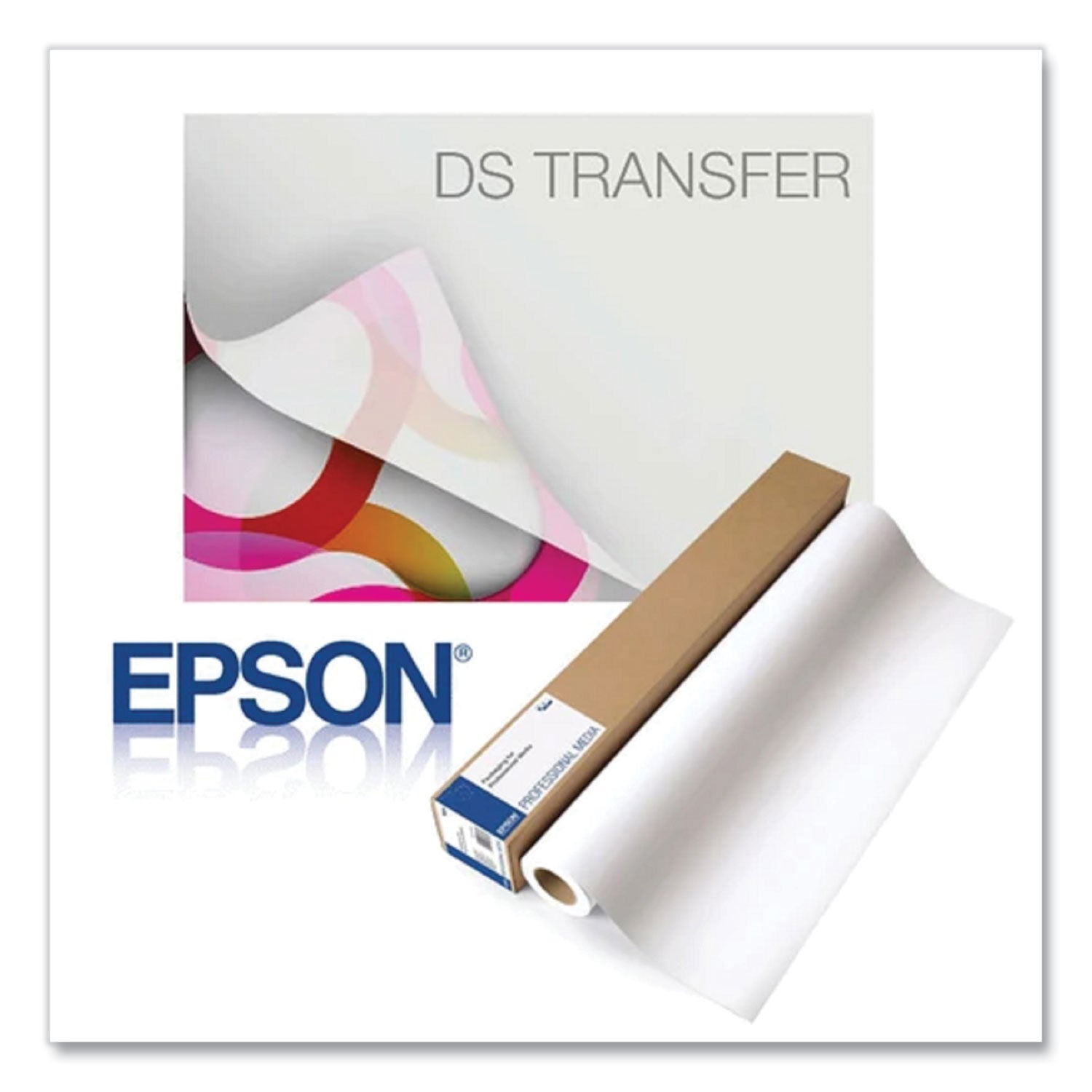 Dye Sub Transfer Paper, 75 gsm, 44" x 500 ft, Matte White Epson® Flipcost