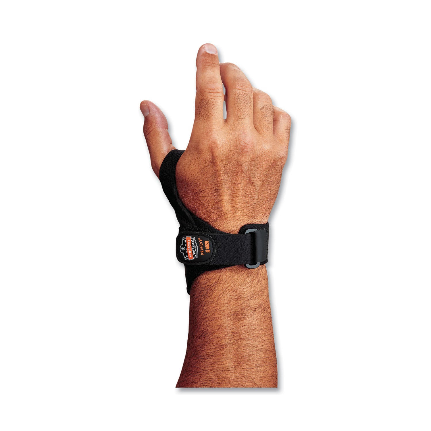 Ergodyne® ProFlex 4020 Lightweight Wrist Support, 2X-Large, Fits Right Hand, Black