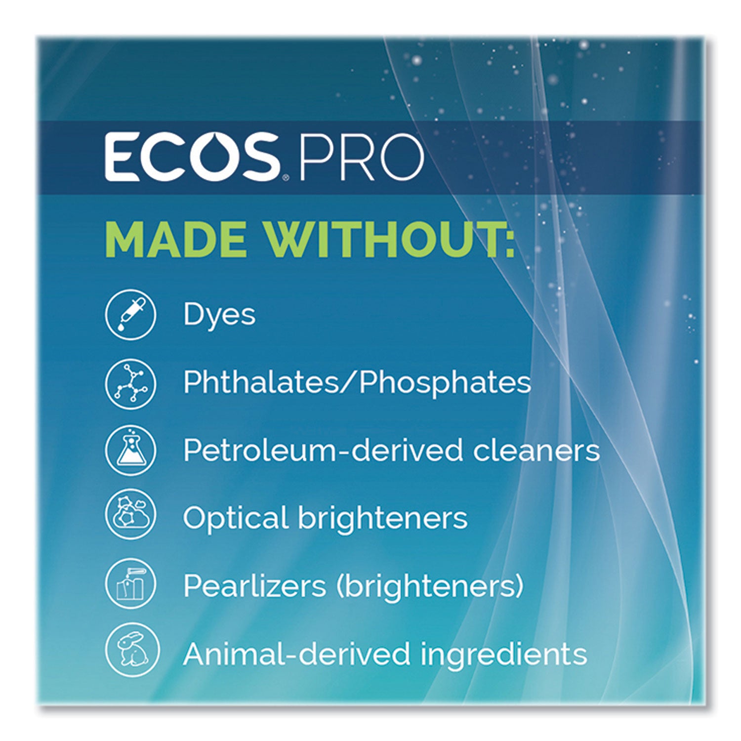 ECOS® PRO Liquid Hand Soap, Free and Clear Scent, 1 gal